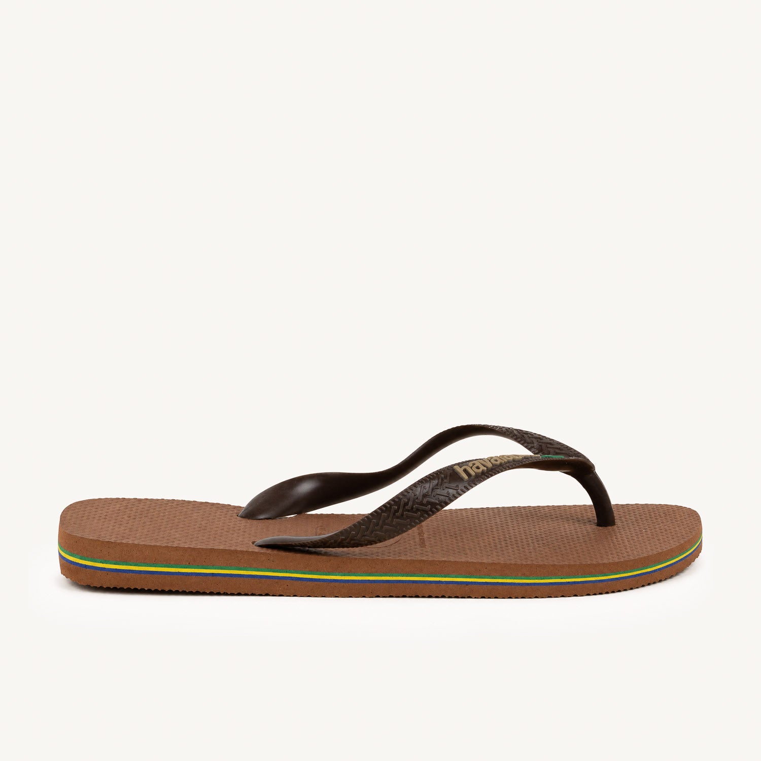 Tongs et Crocs Homme HAVAIANAS BRASIL LOGO H Marron