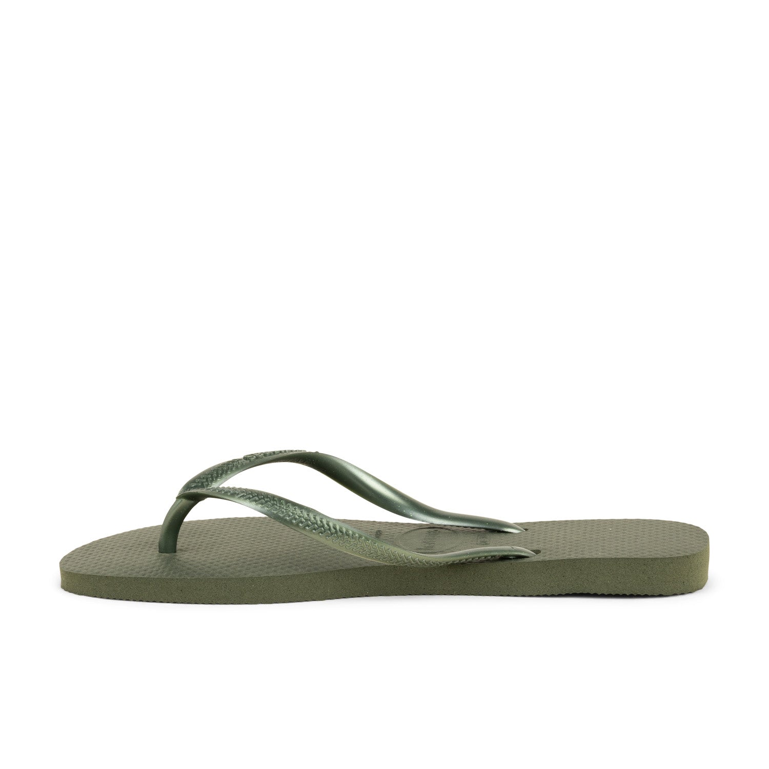 Tongs et crocs Femme HAVAIANAS SLIM F Kaki