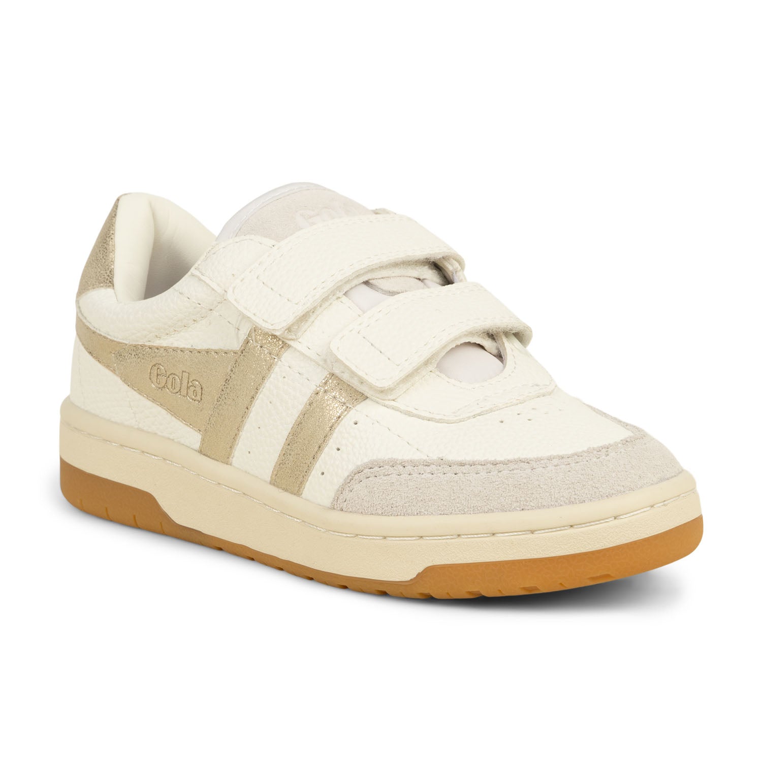 Sneakers Enfant GOLA FALCON MIRROR STRAP Blanc