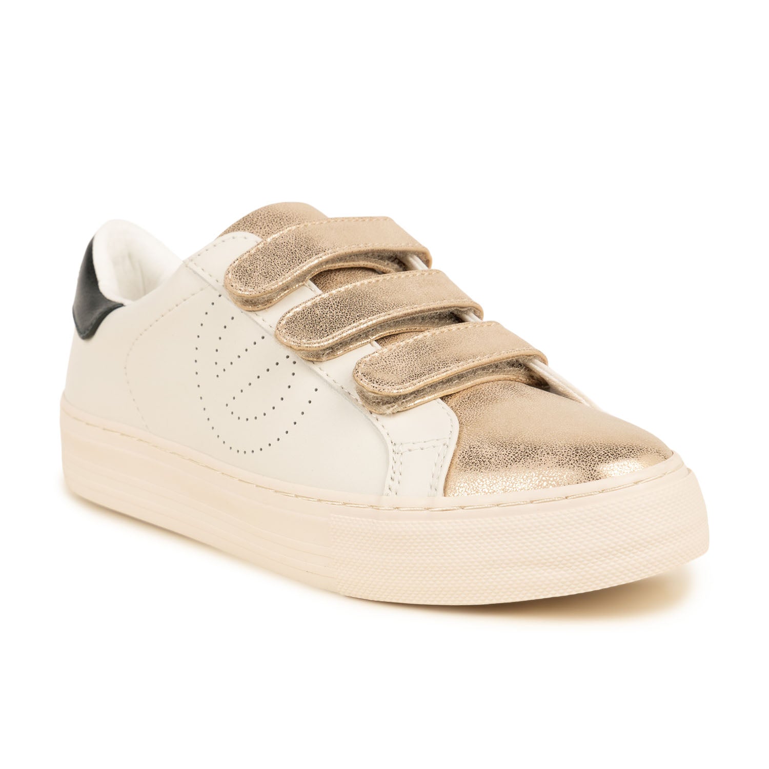 Baskets Femme NO NAME ARCADE STRAPS PERFO Beige