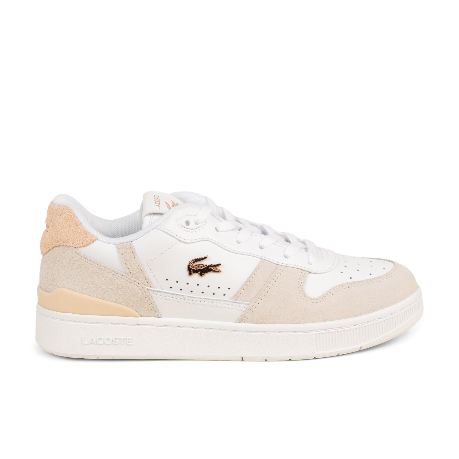 Baskets Femme LACOSTE T-CLIP SET Beige