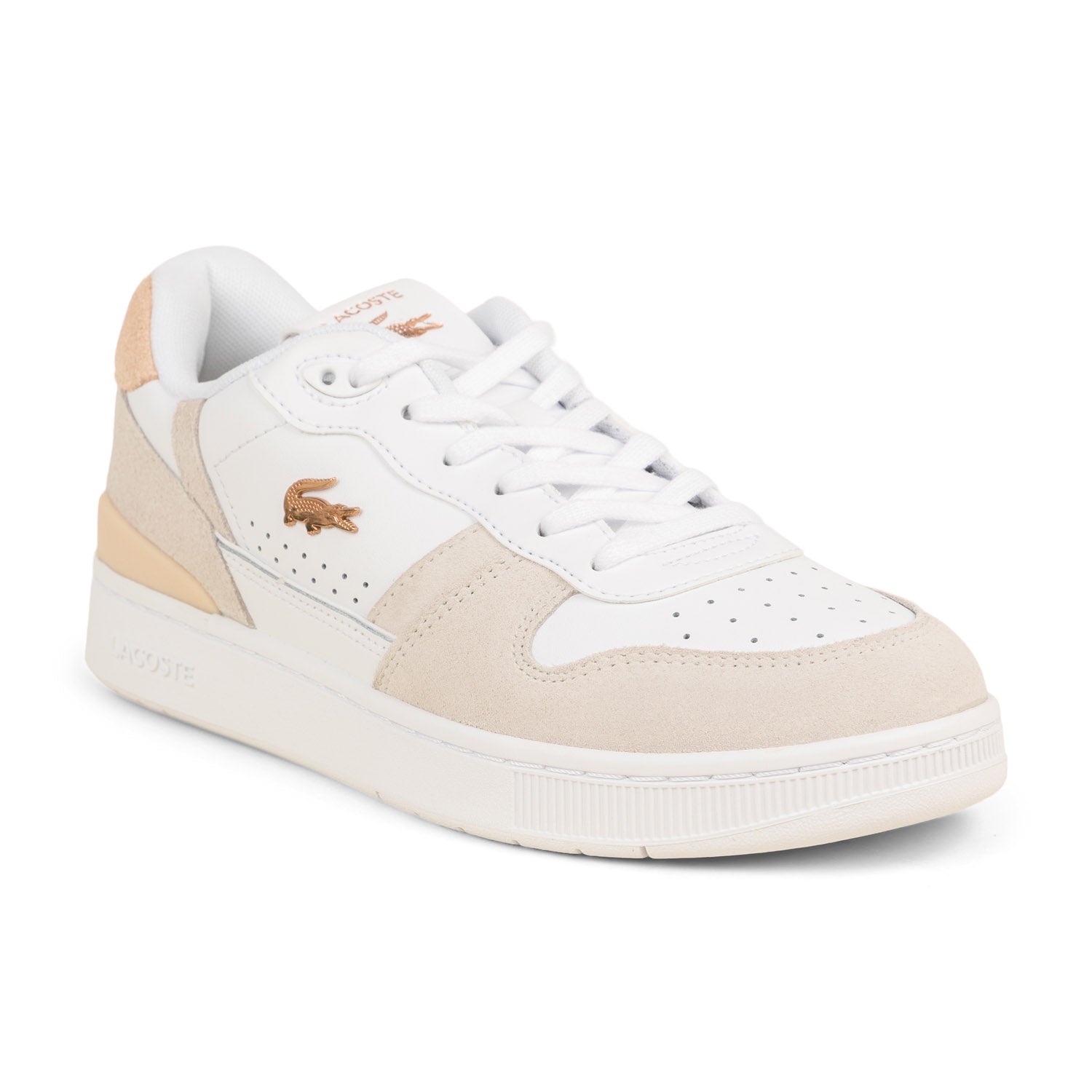 Baskets Femme LACOSTE T-CLIP SET Beige