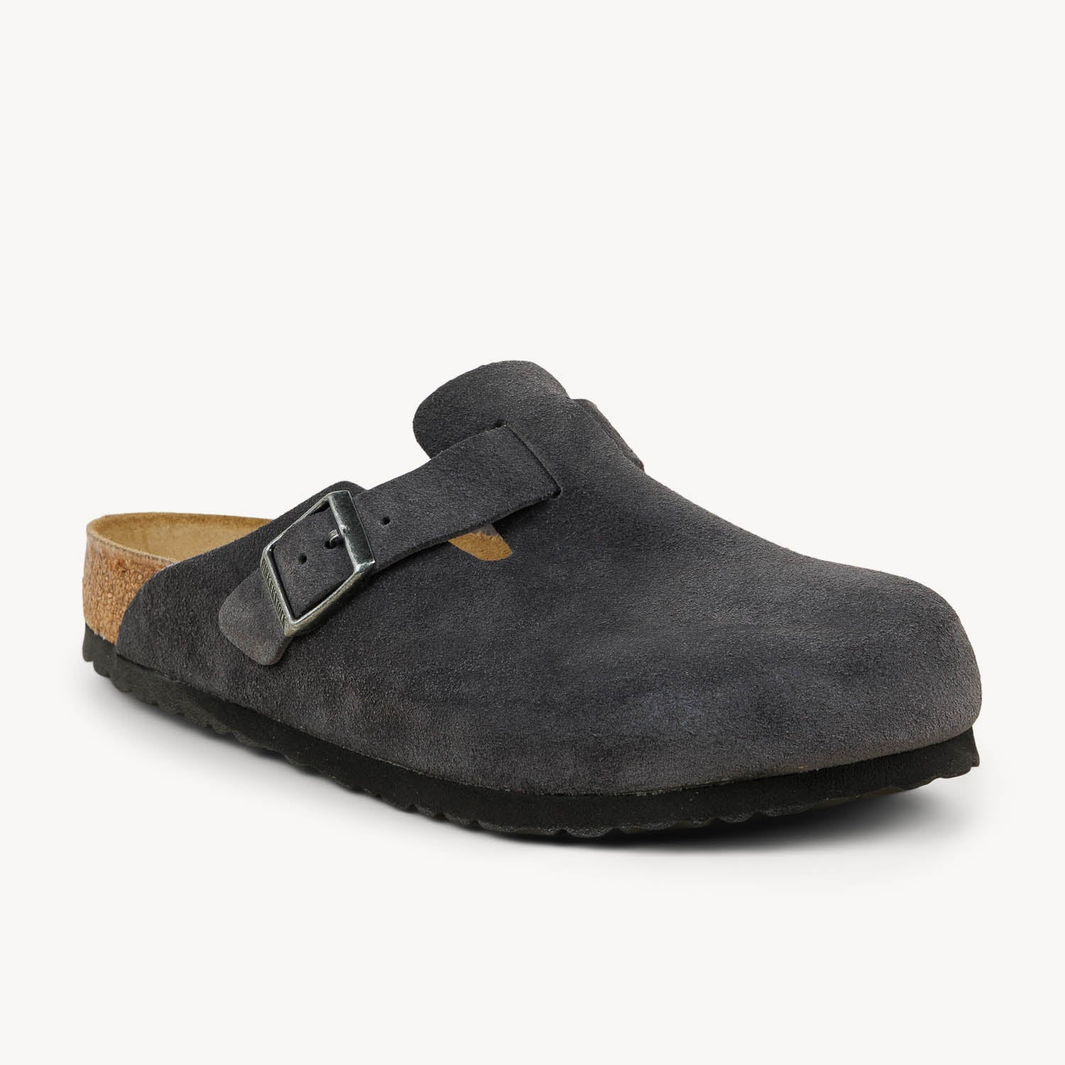 Sandales Homme BIRKENSTOCK BOSTON SUEDE Gris