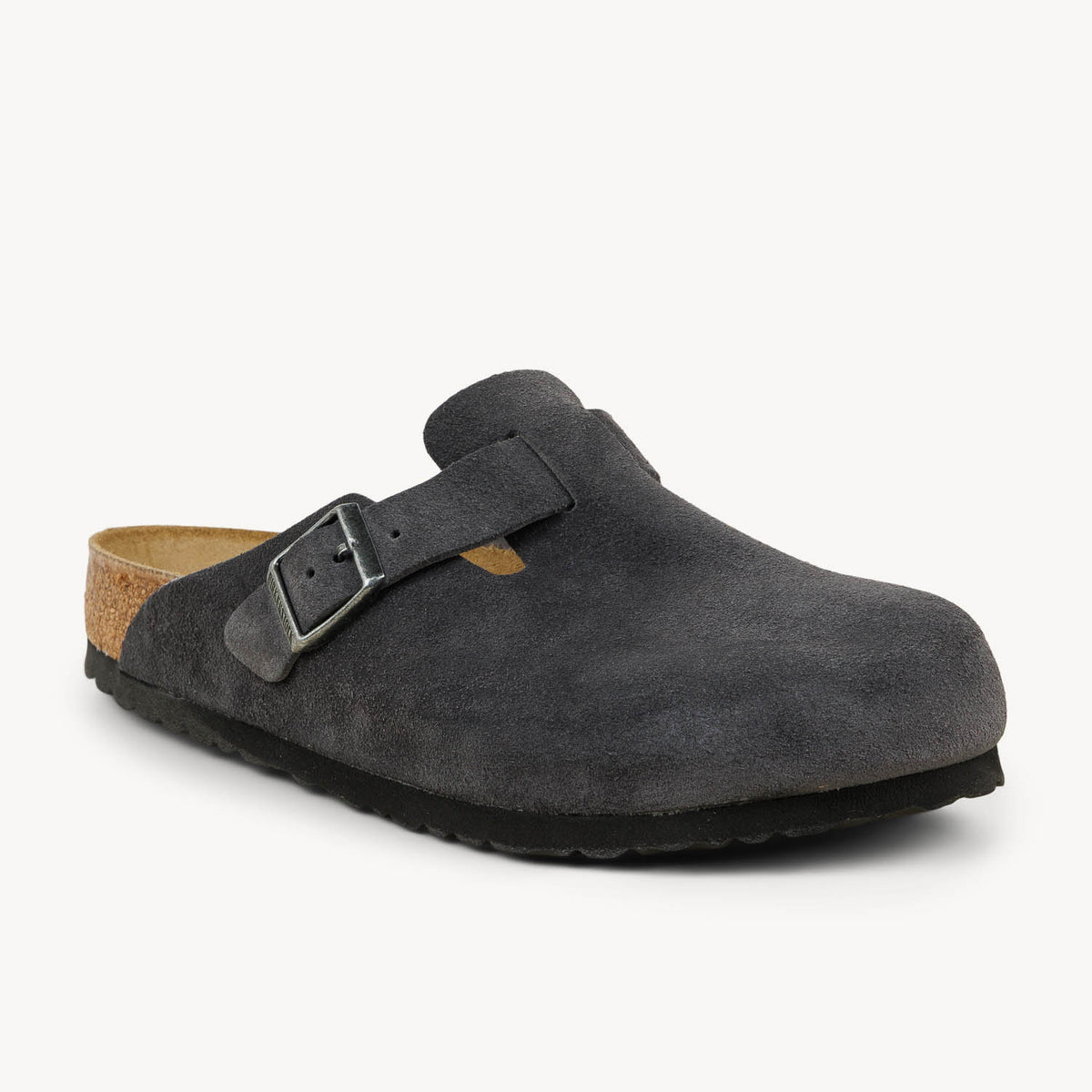 Sandales Homme BIRKENSTOCK BOSTON SUEDE Gris