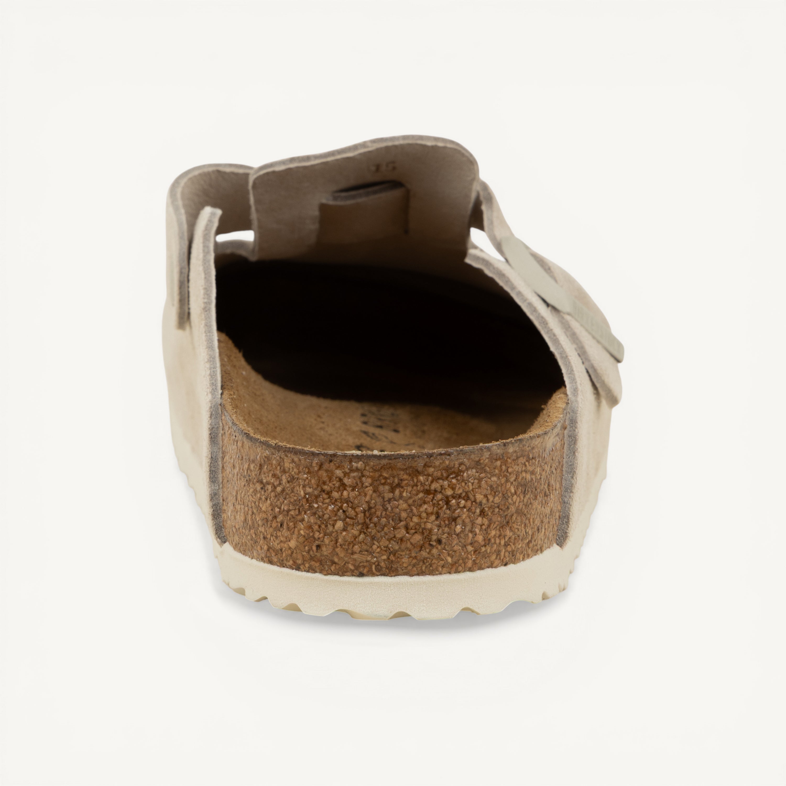 Sandales Homme BIRKENSTOCK BOSTON SUEDE Blanc