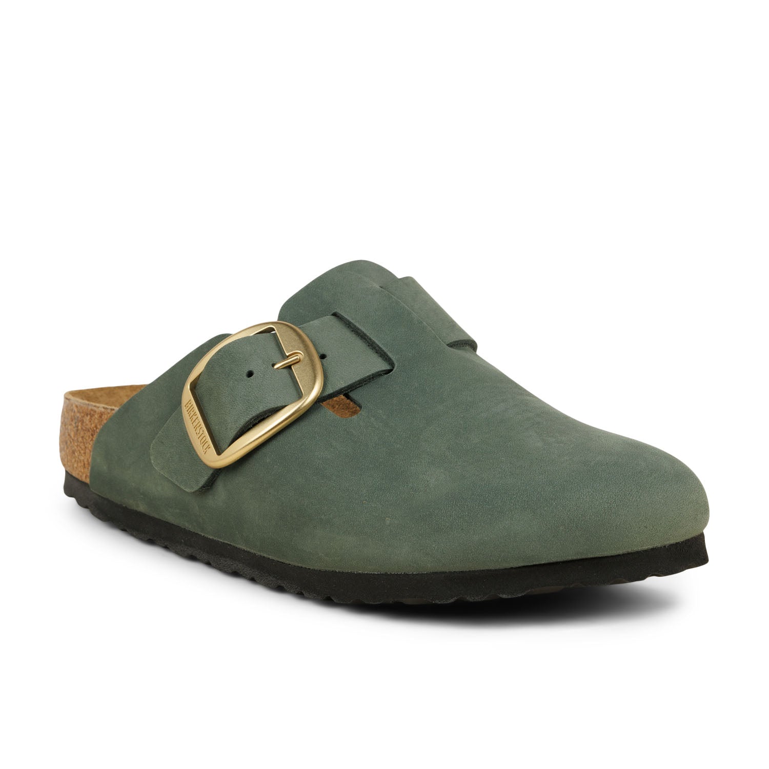 Mules Femme BIRKENSTOCK BOSTON BB NUBUCK Vert