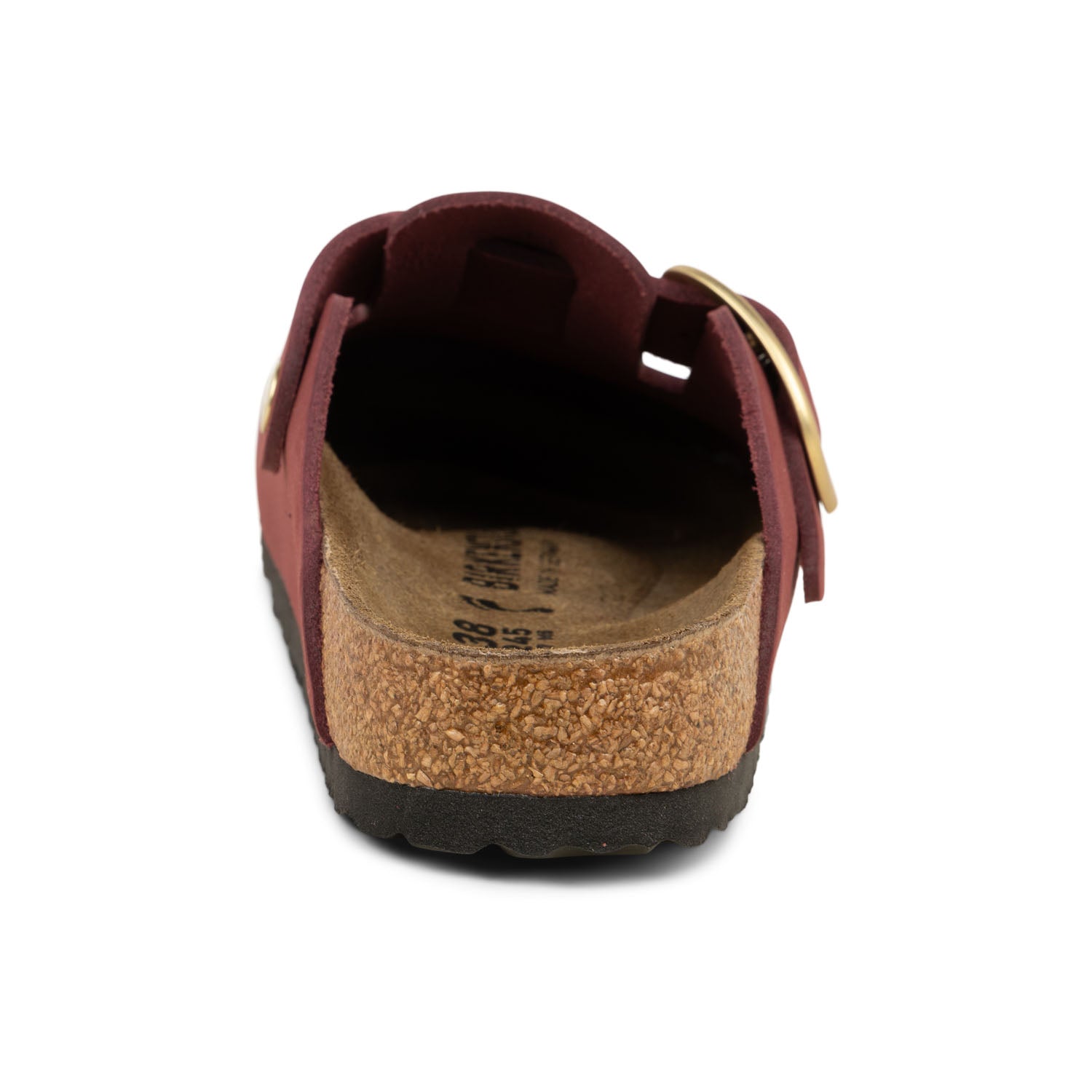 Mules Femme BIRKENSTOCK BOSTON BB NUBUCK Bordeaux