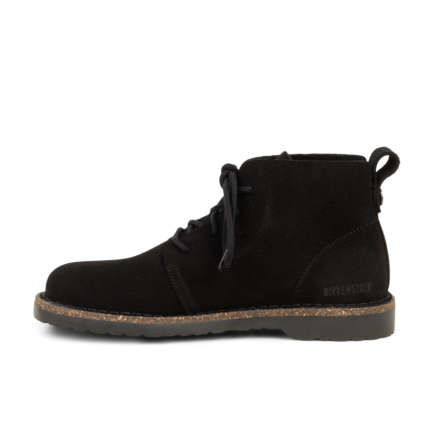Boots et bottines Femme BIRKENSTOCK UPPSALA MID LACE SUEDE Noir