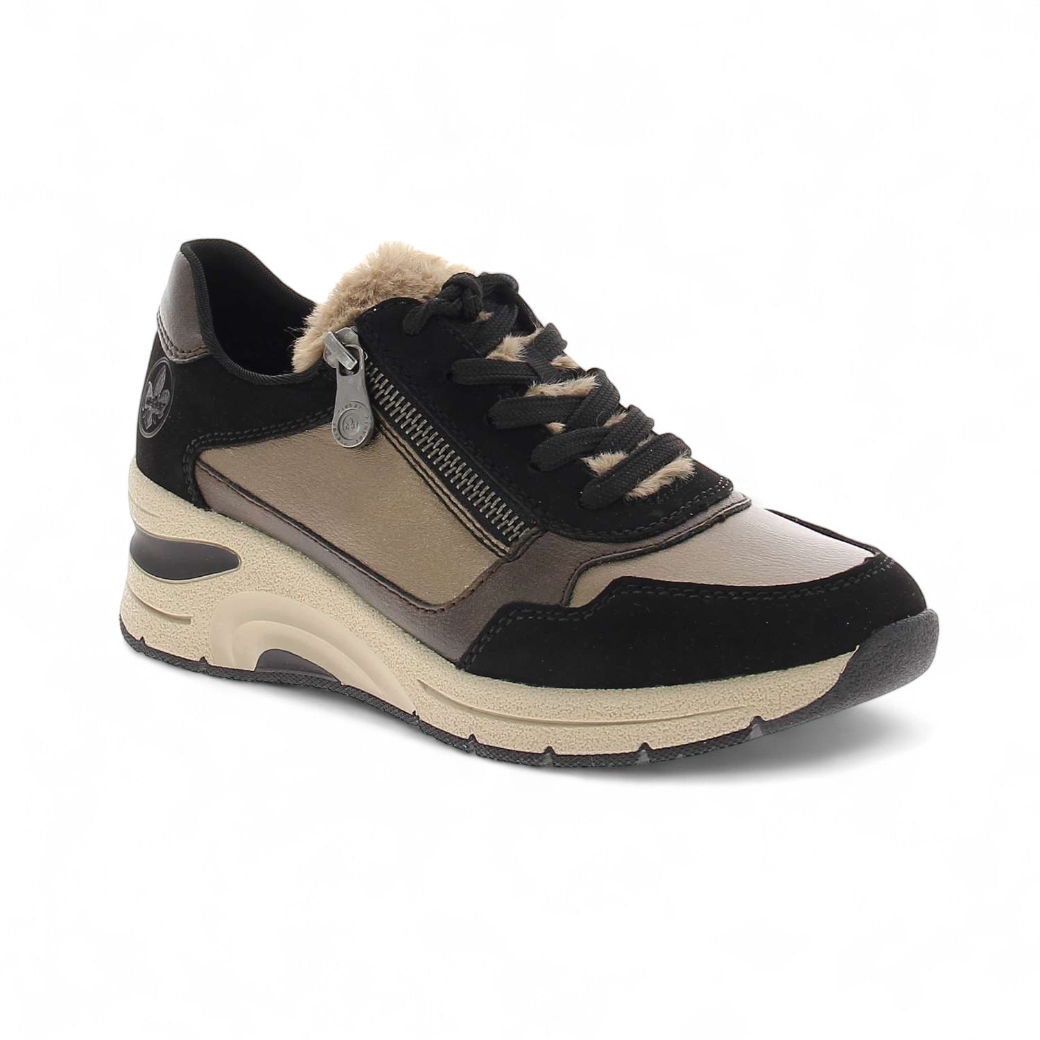 Baskets Femme RIEKER RIOM Noir