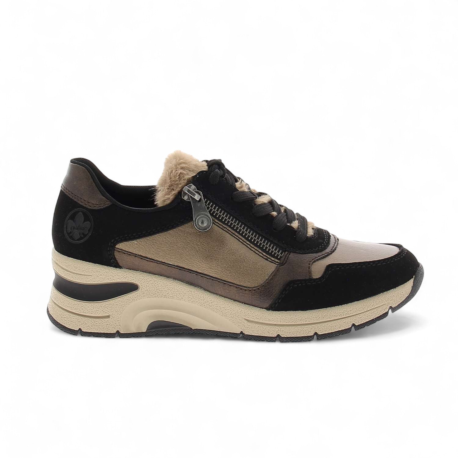 Baskets Femme RIEKER RIOM Noir