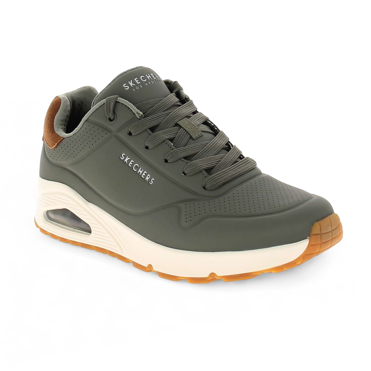 Baskets Homme SKECHERS UNO Kaki