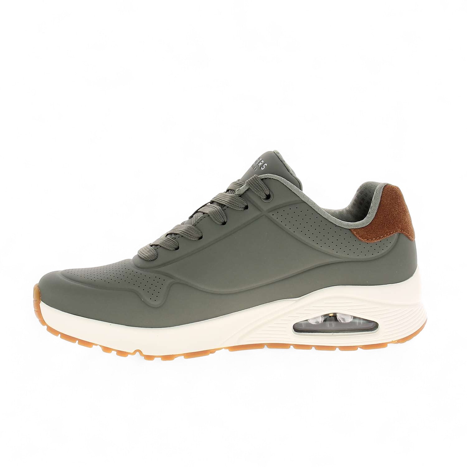 Baskets Homme SKECHERS UNO Kaki
