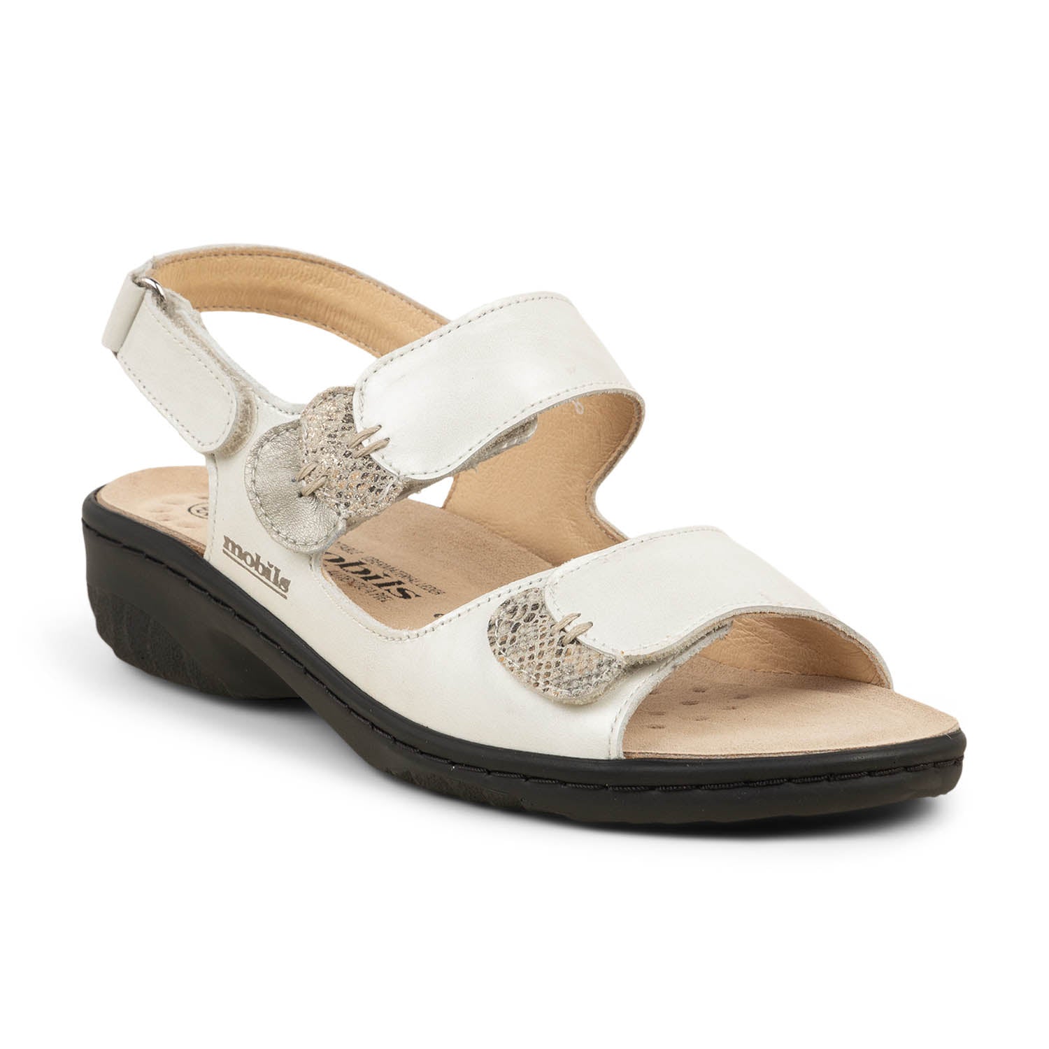 Sandales Femme MOBILS BY MEPHISTO GUETHA Argent