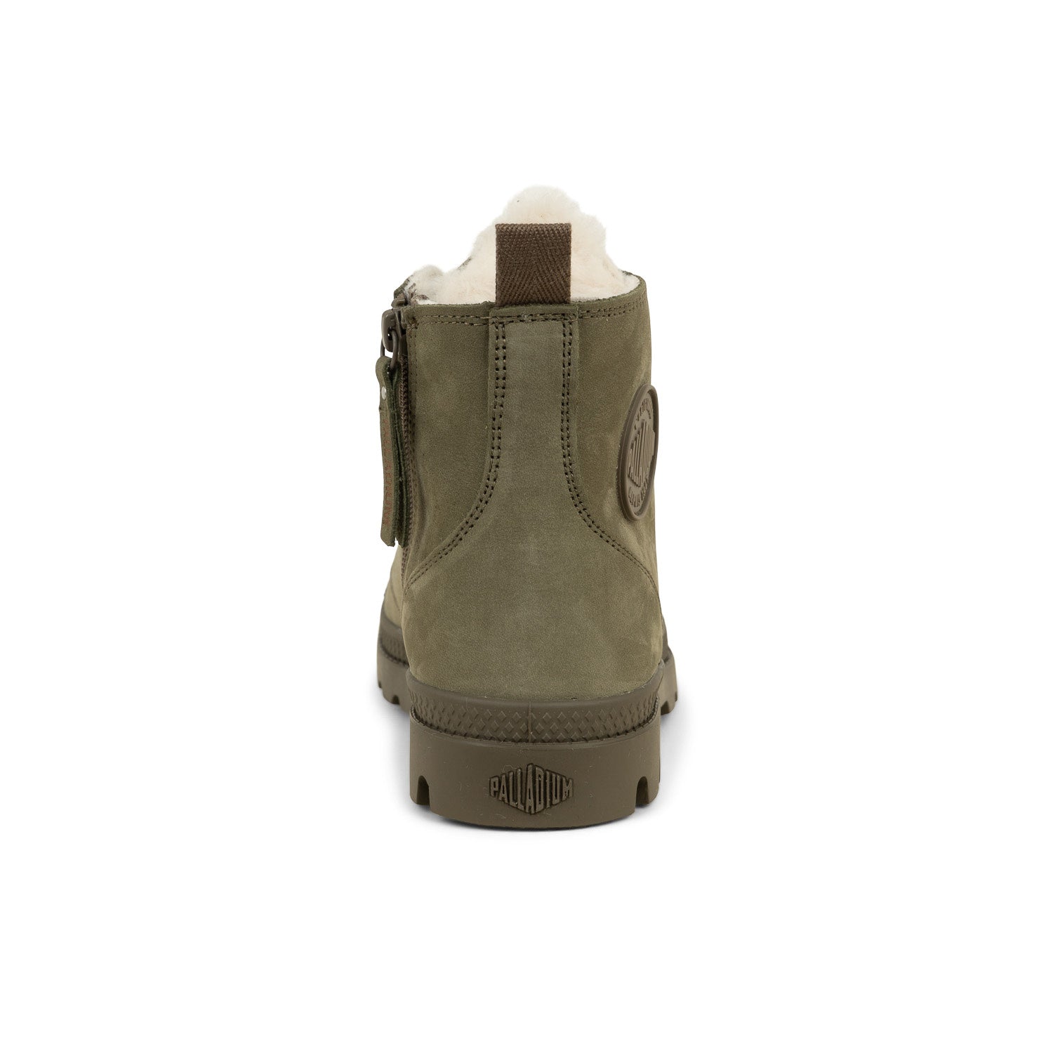 Baskets Femme PALLADIUM PAMPA HI FOURRÉES Vert