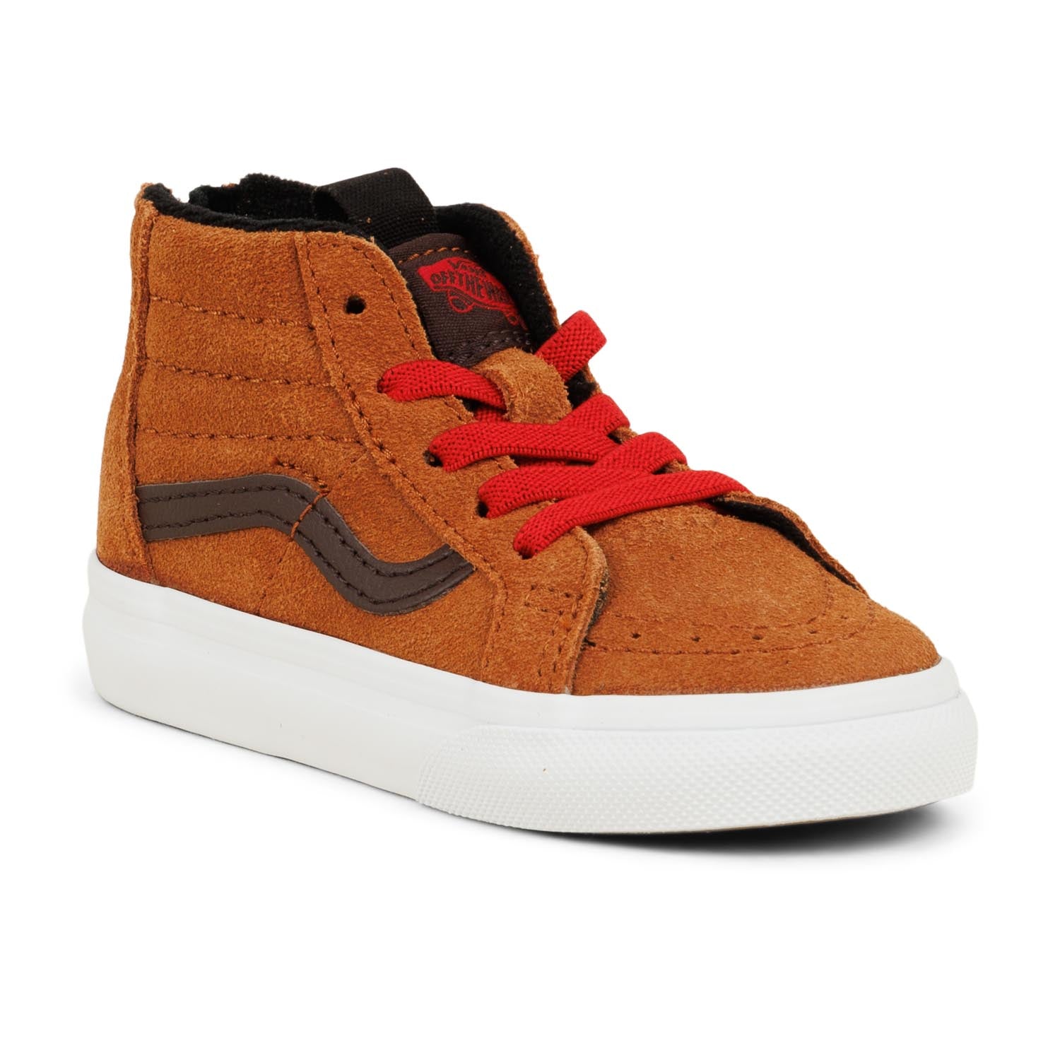 Sneakers Enfant VANS SK8 HI ZIP Marron
