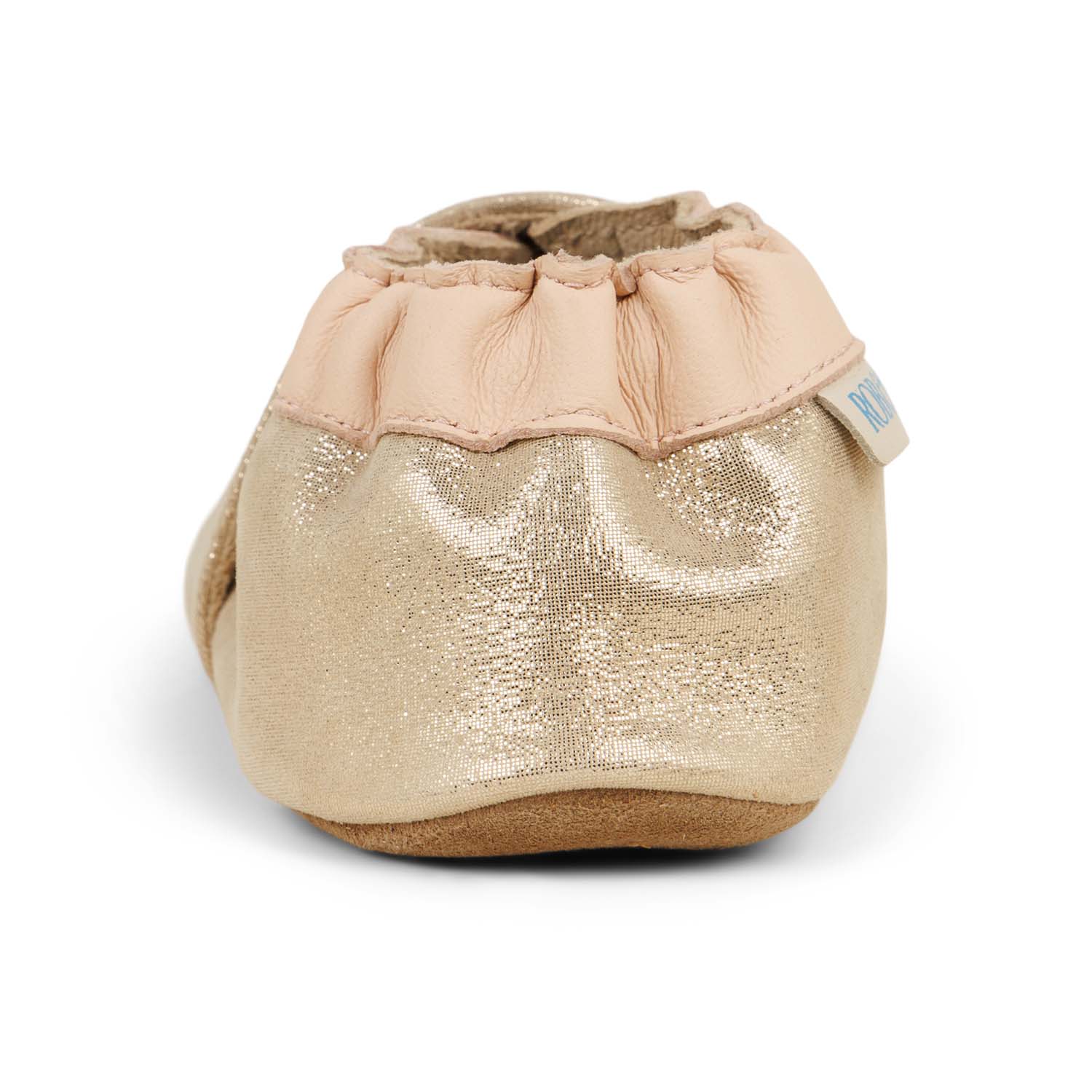 Chaussons Enfant ROBEEZ JUST A FLOWER Or/Bronze