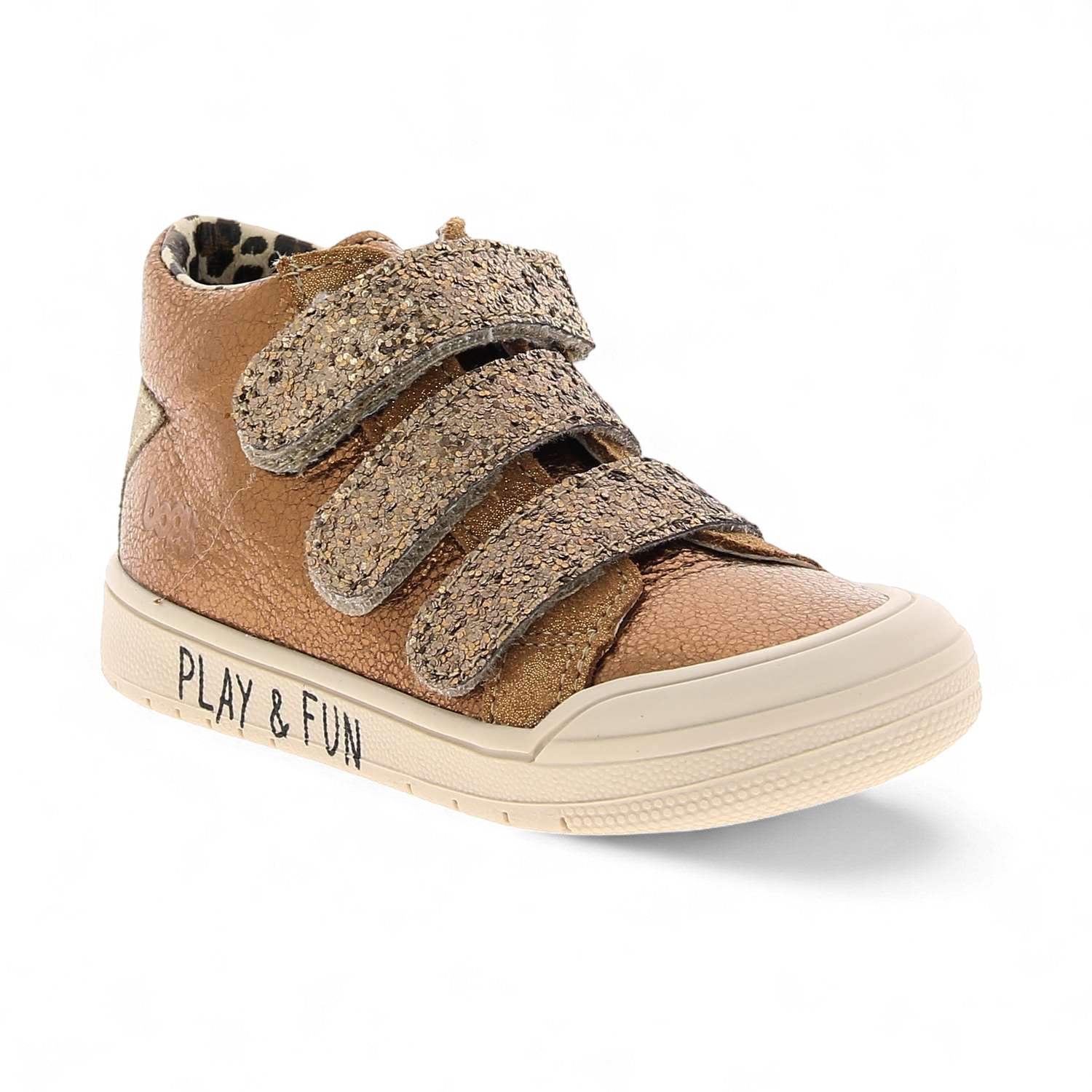 Chaussures montantes Enfant BOPY RISAVEL Or/Bronze