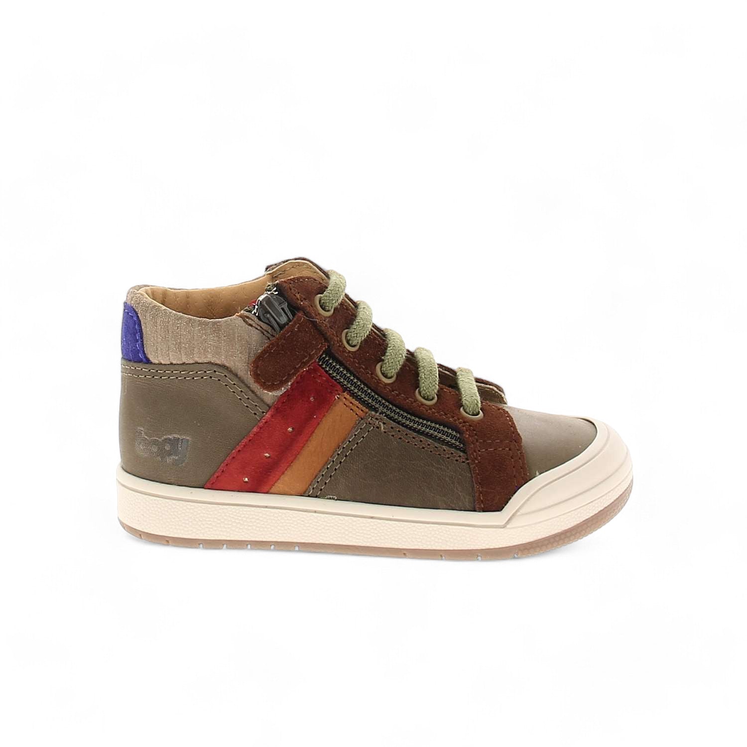 Chaussures montantes Enfant BOPY ROLT Kaki