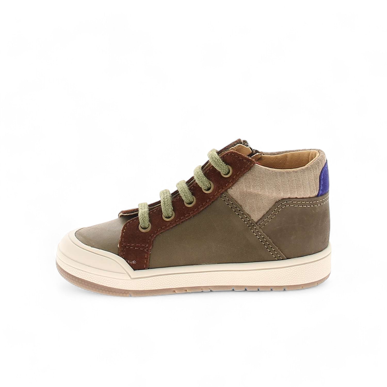Chaussures montantes Enfant BOPY ROLT Kaki