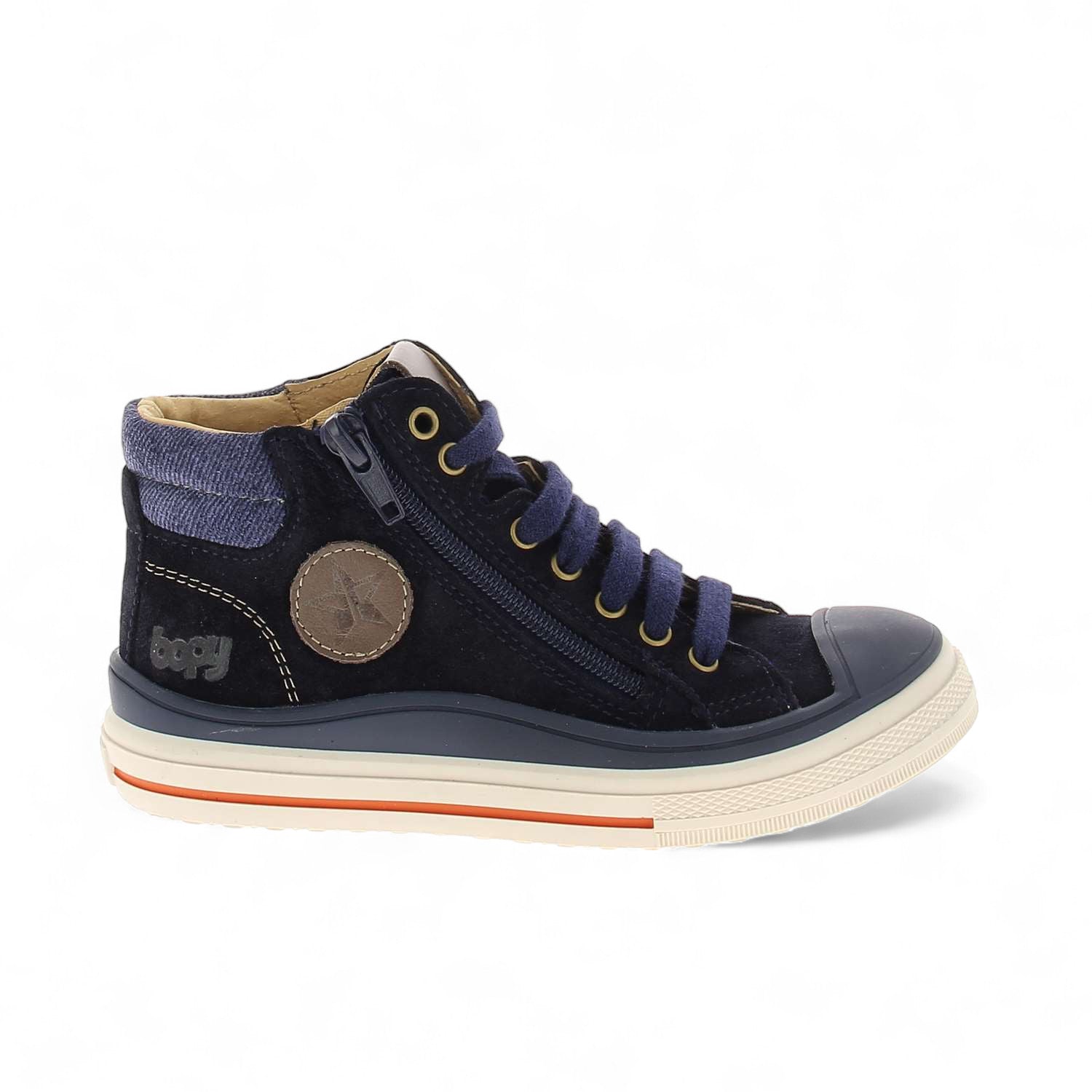 Chaussures montantes Enfant BOPY VELVET Bleu