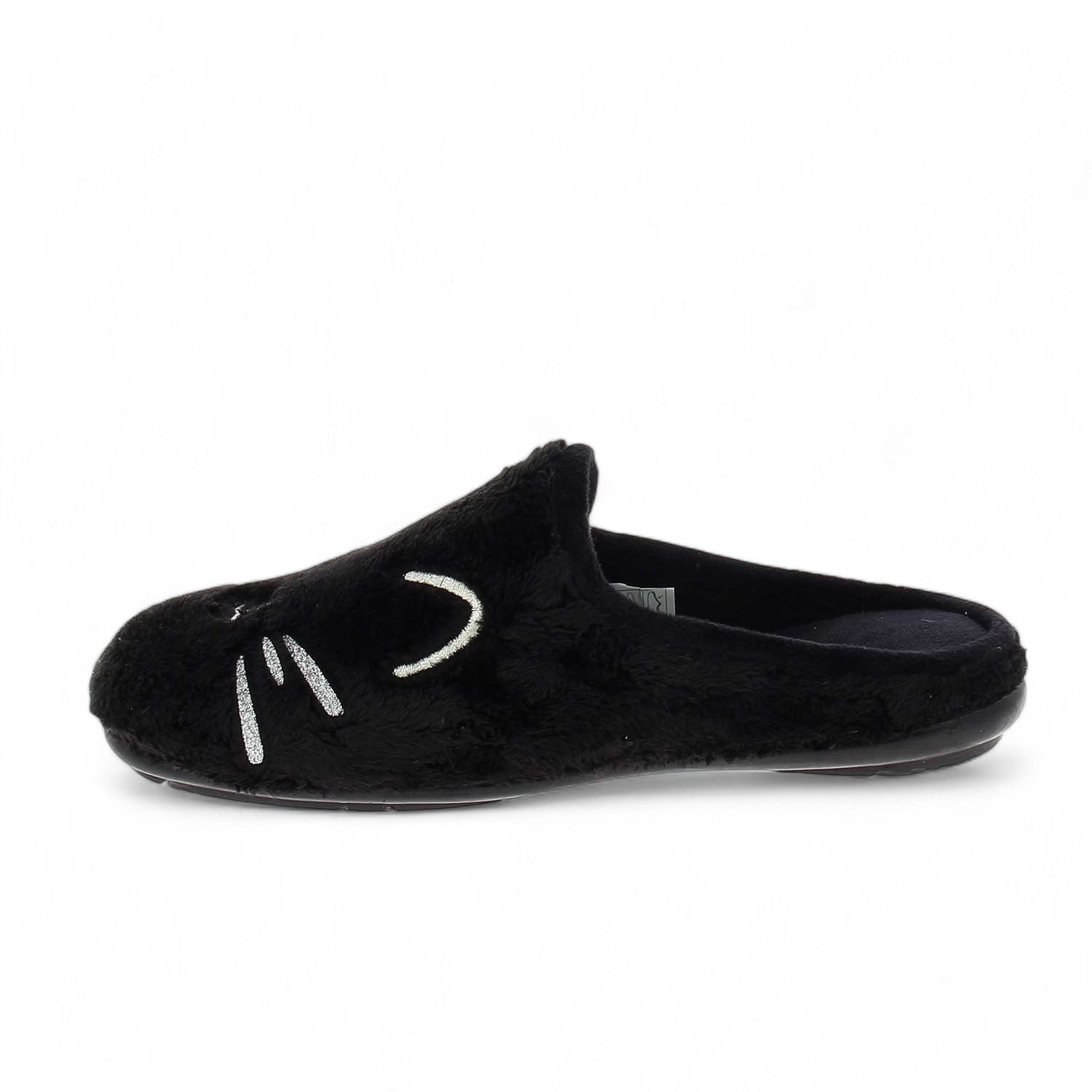 Chaussons Femme LA MAISON DE L'ESPADRILLE LAMULKITY Noir