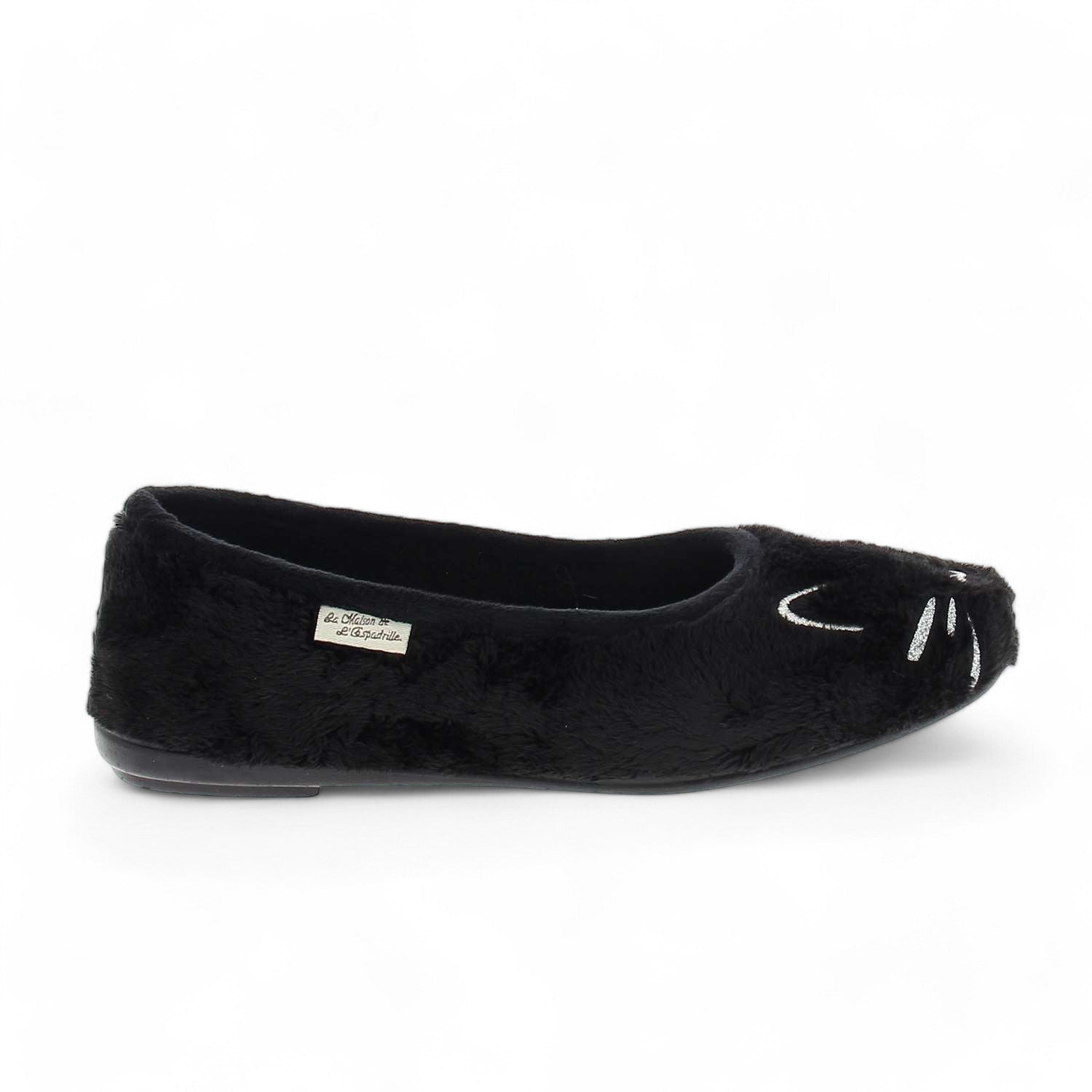 Chaussons Femme LA MAISON DE L'ESPADRILLE LABALKITY Noir