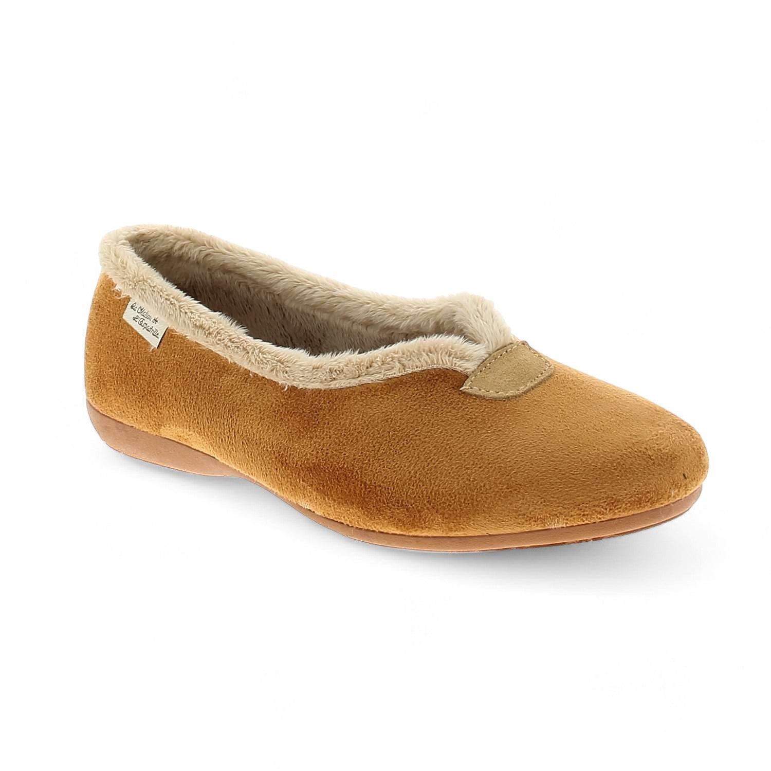 Chaussons Femme LA MAISON DE L'ESPADRILLE LABALERINE Camel