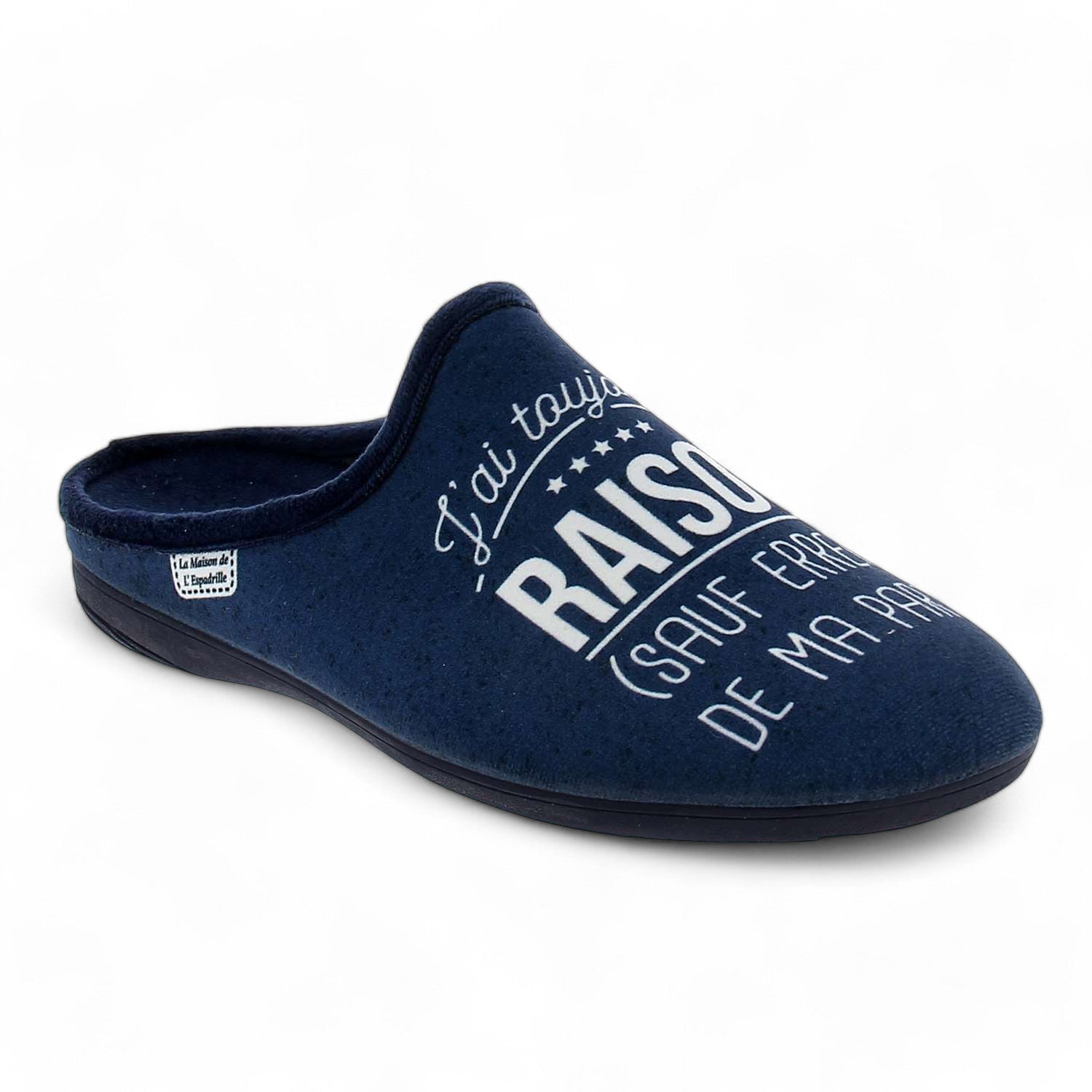Chaussons Homme LA MAISON DE L'ESPADRILLE LAMIRAISON Bleu