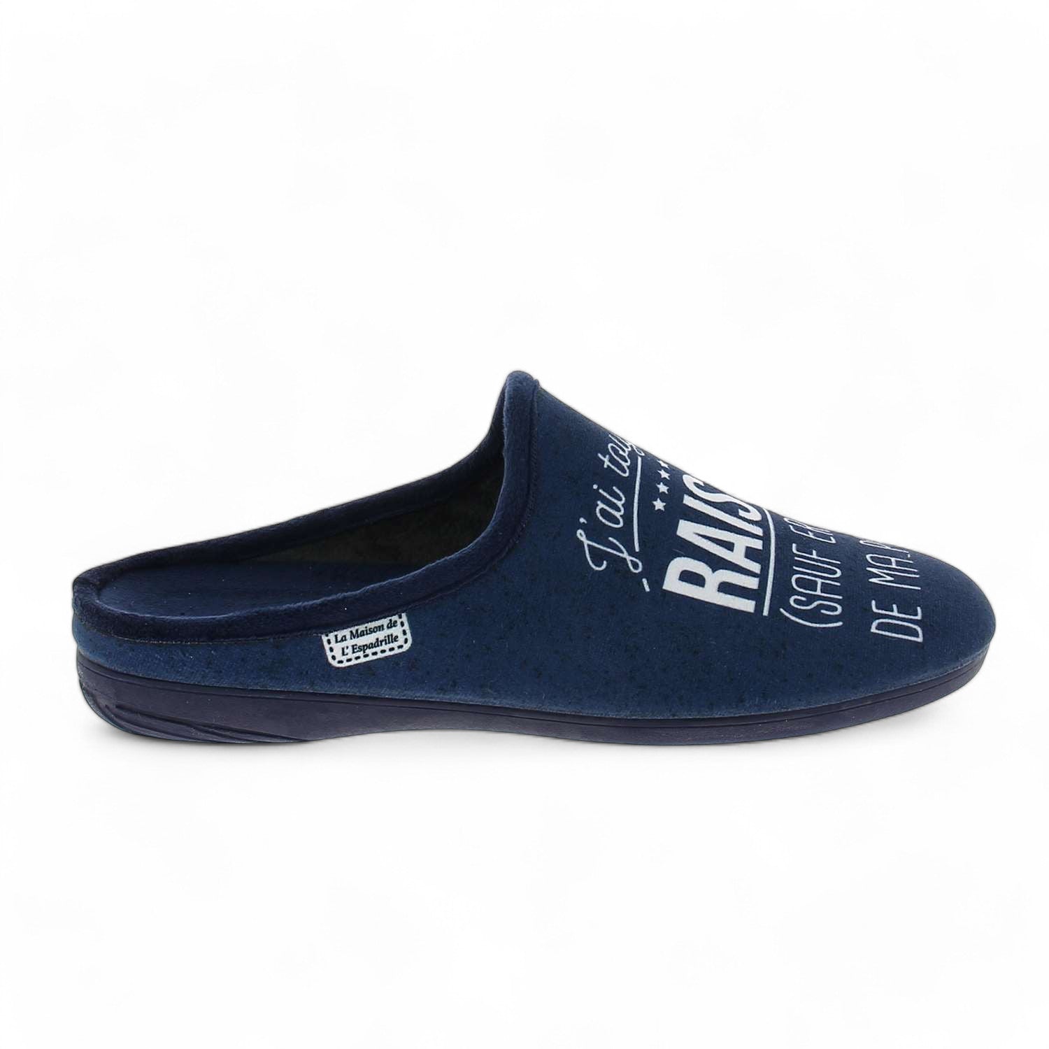 Chaussons Homme LA MAISON DE L'ESPADRILLE LAMIRAISON Bleu