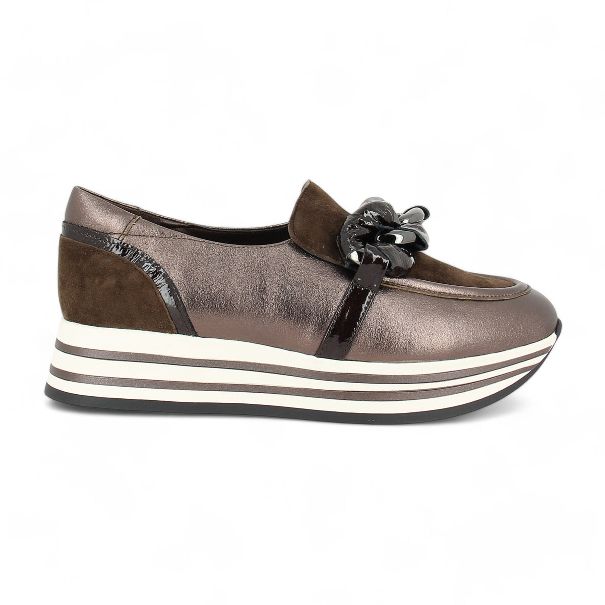 Mocassins Femme REGARDE LE CIEL ALYX Marron