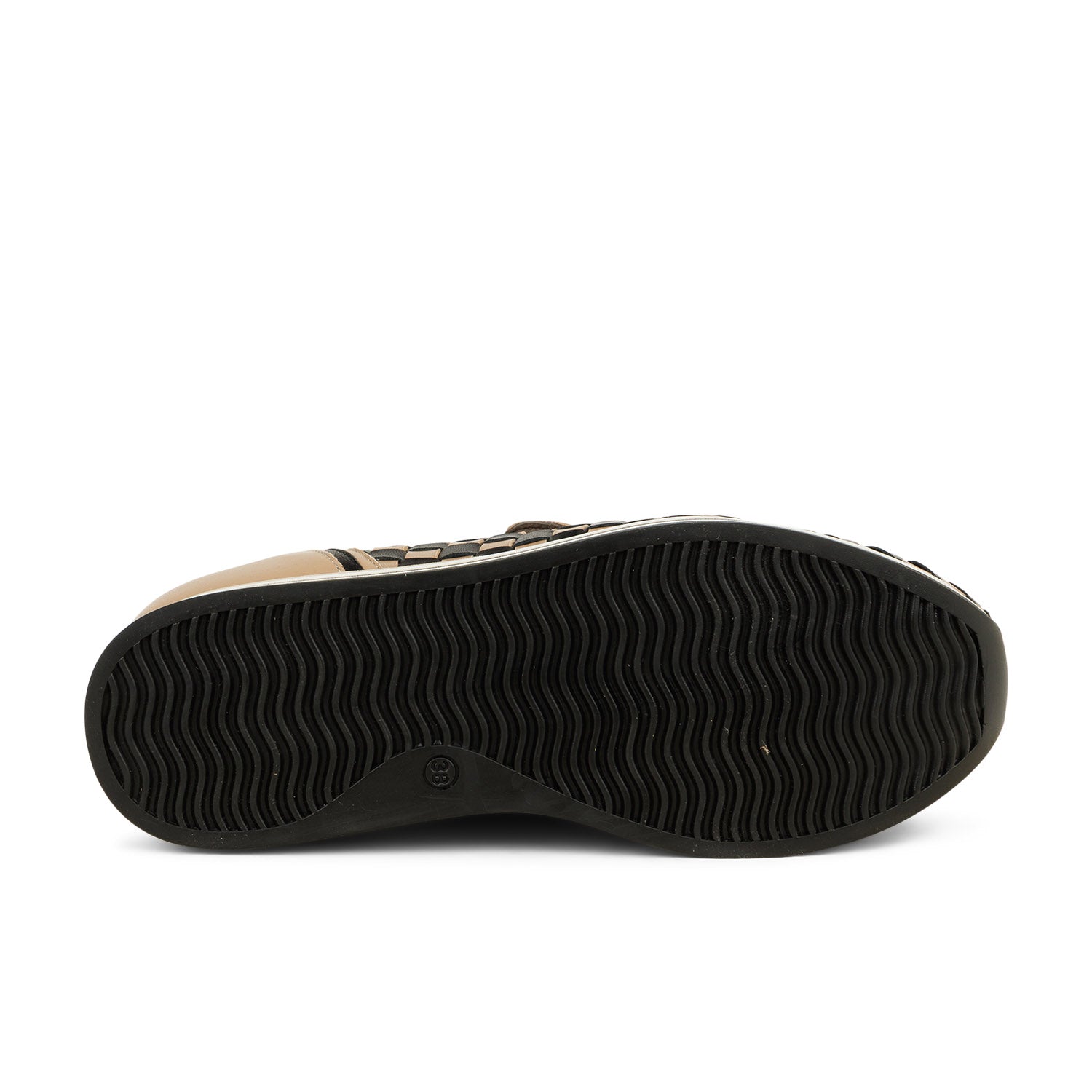 Mocassins Femme SOFTWAVES TRESSE BI Beige