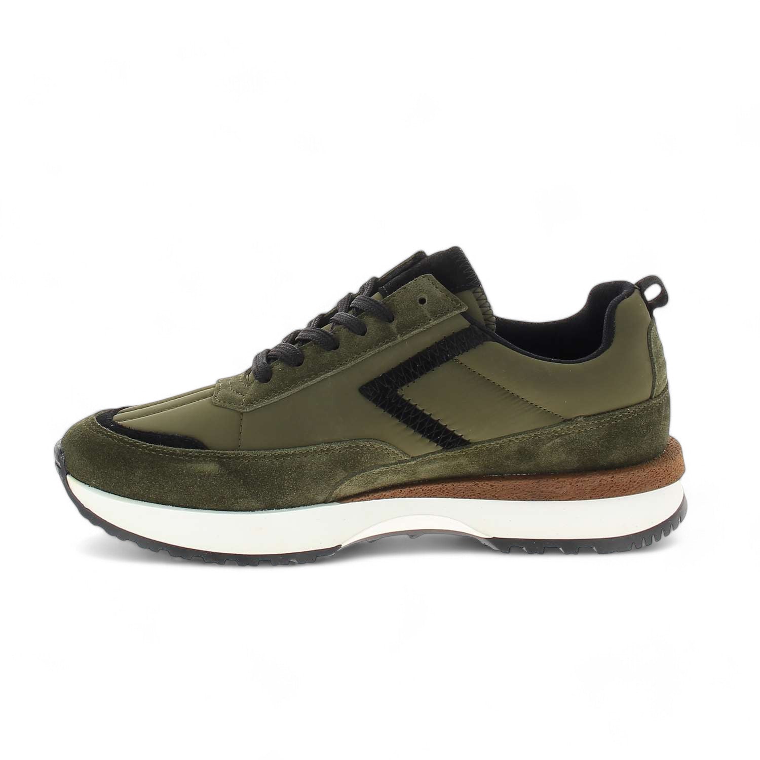 Baskets Homme ELUE PAR NOUS SEQUIN Kaki