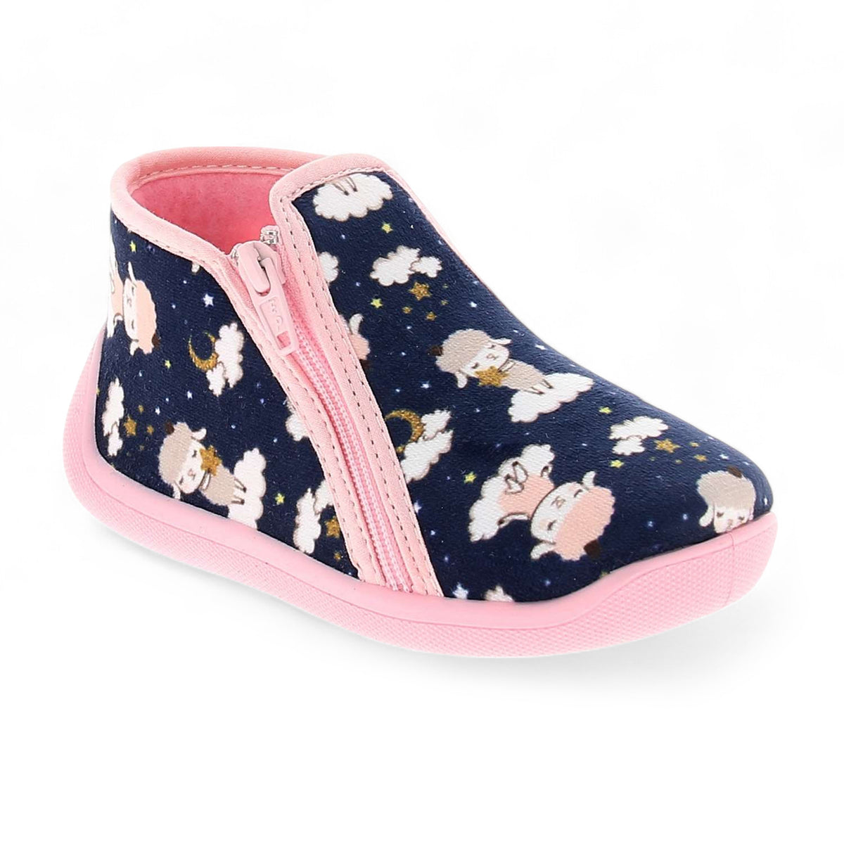 Chaussons Enfant BOSSI MOUTON Bleu