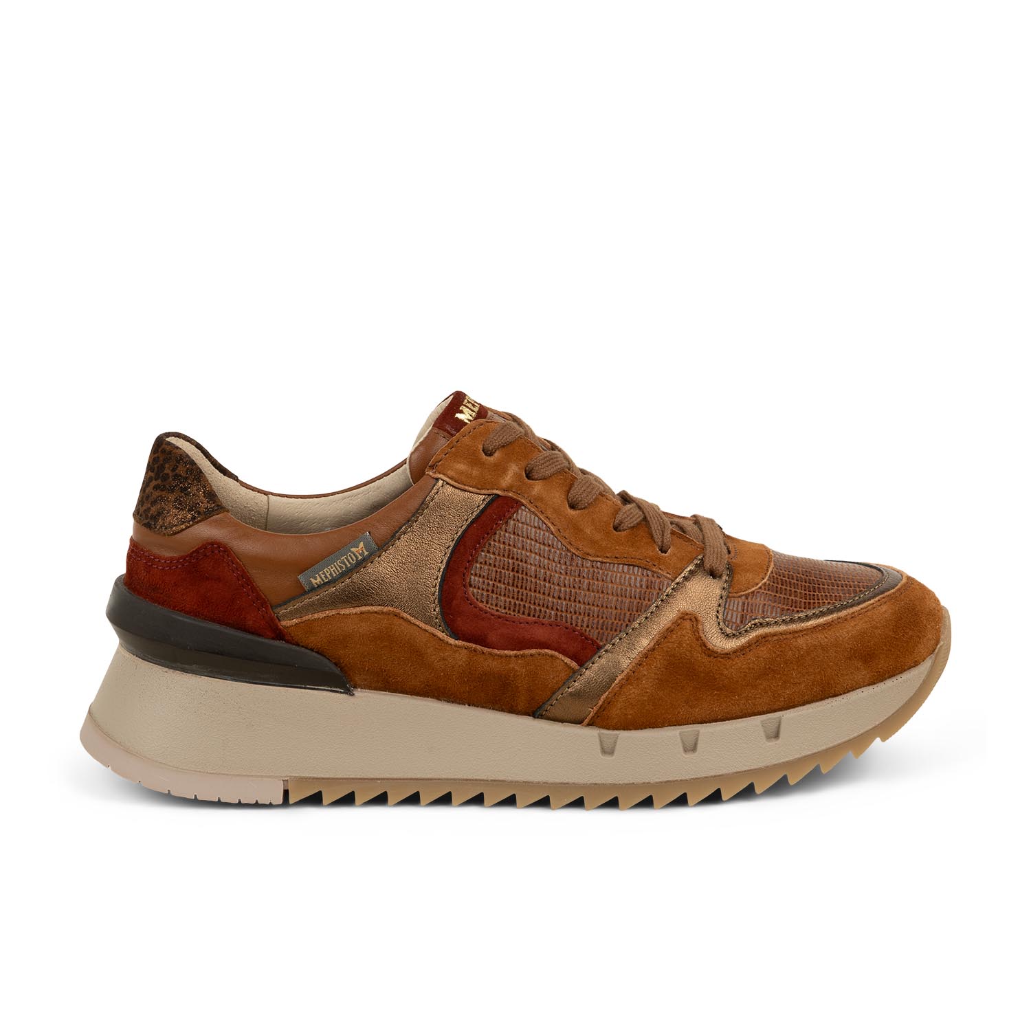 Baskets Femme MEPHISTO ANGIE Marron