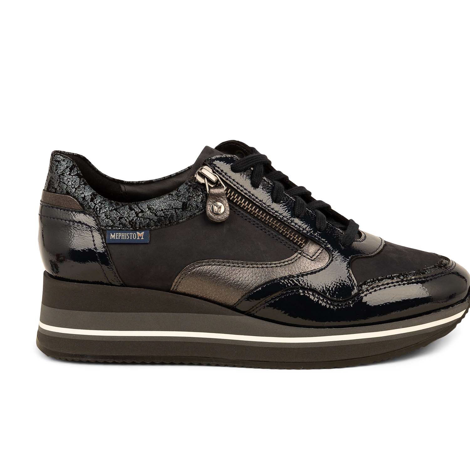 Baskets Femme MEPHISTO OLIMPIA Noir