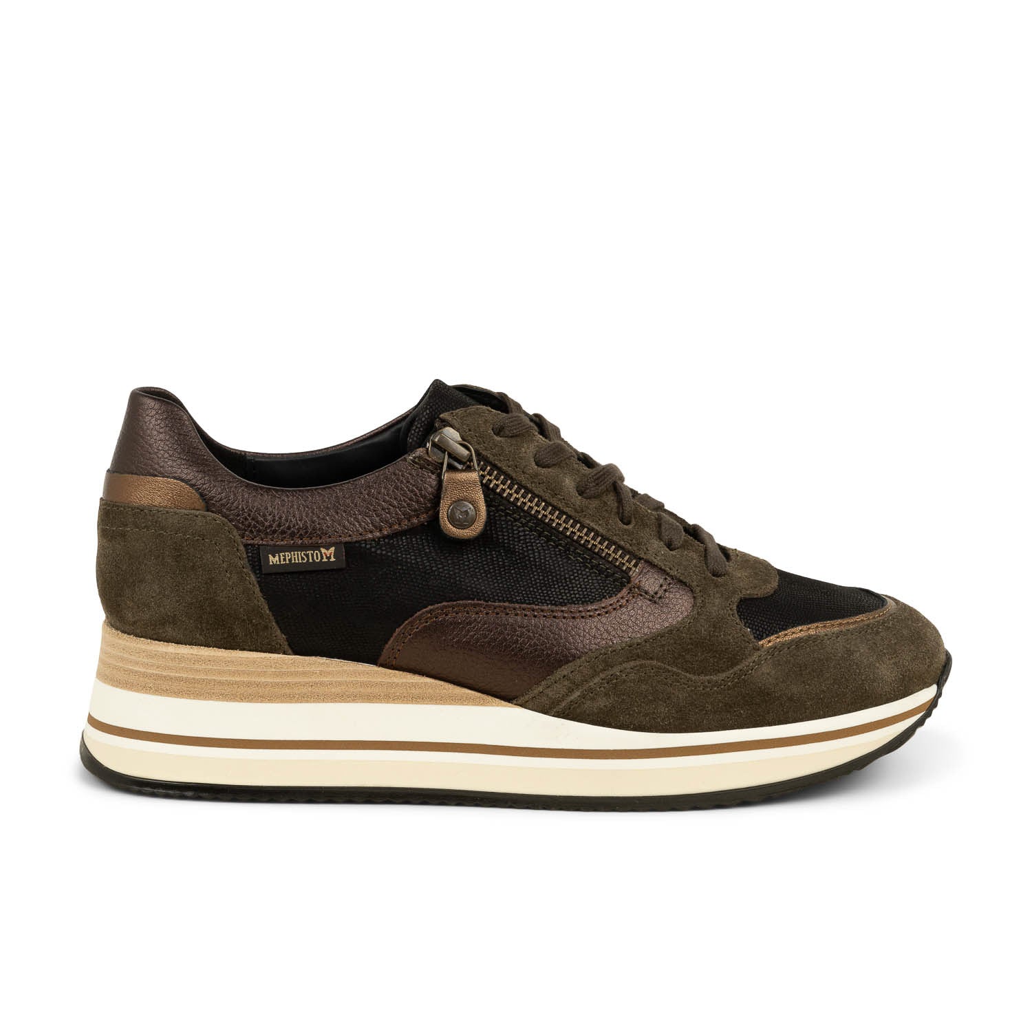 Baskets Femme MEPHISTO OLIMPIA Marron