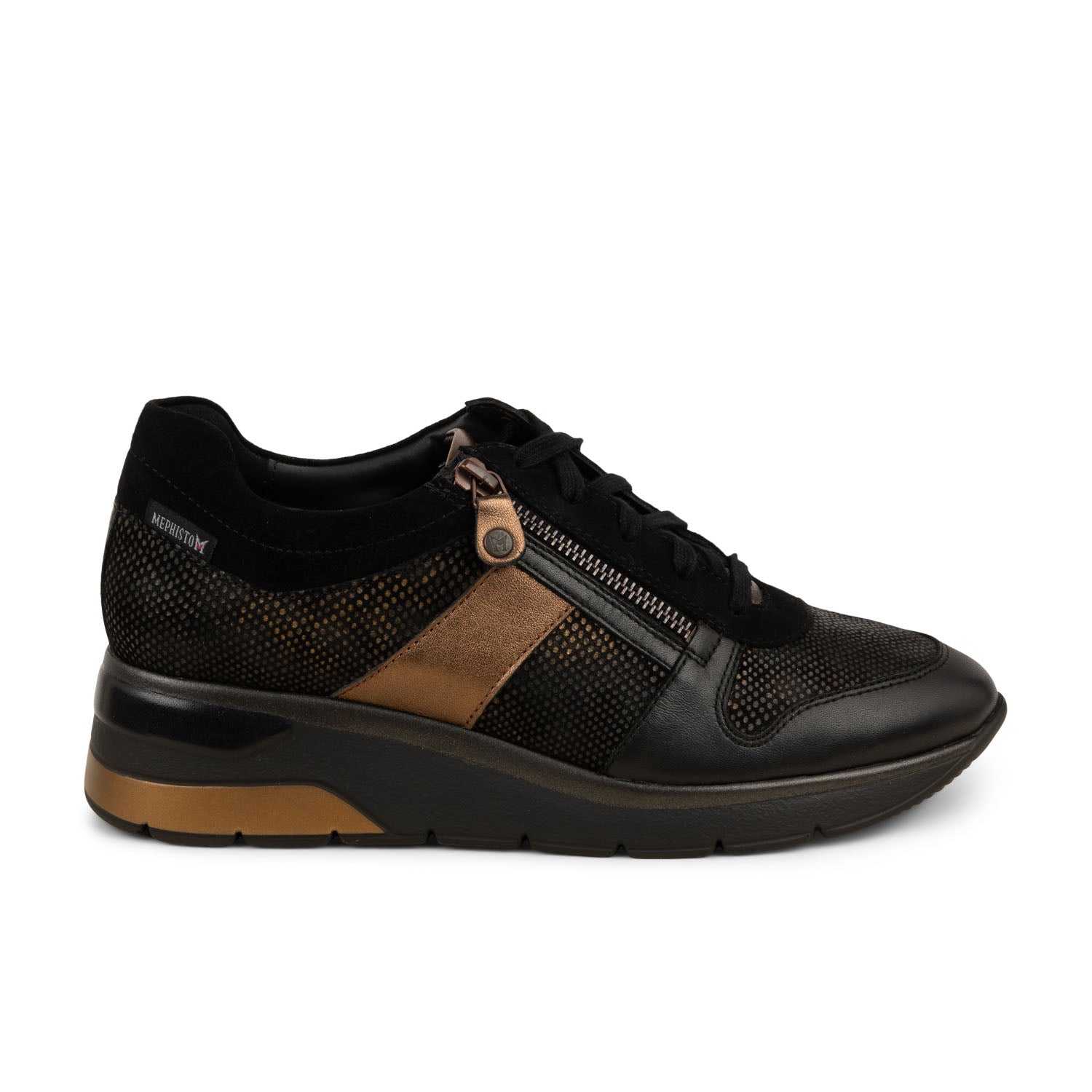 Baskets Femme MEPHISTO ELISIA Noir