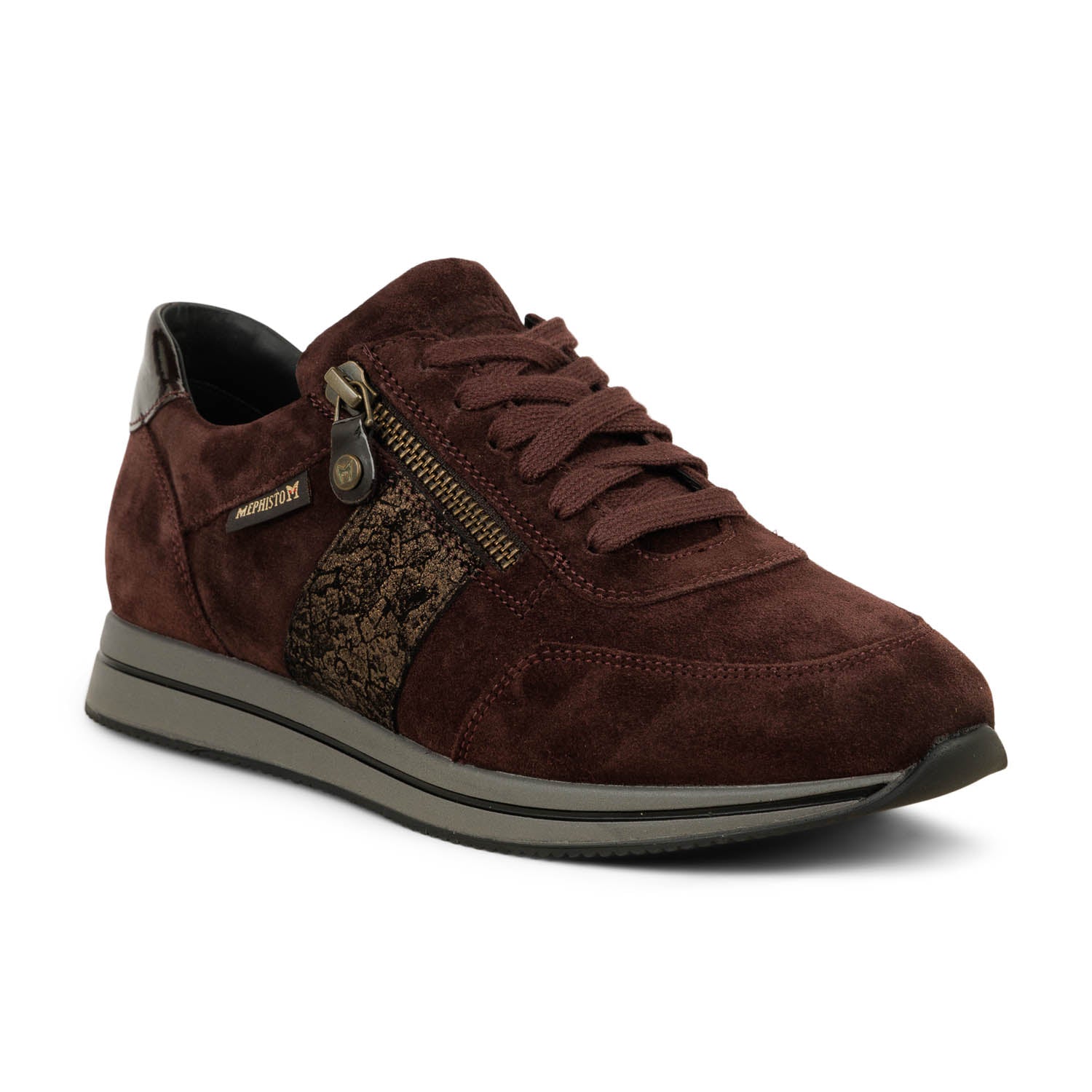 Baskets Femme MEPHISTO LOUMA Bordeaux