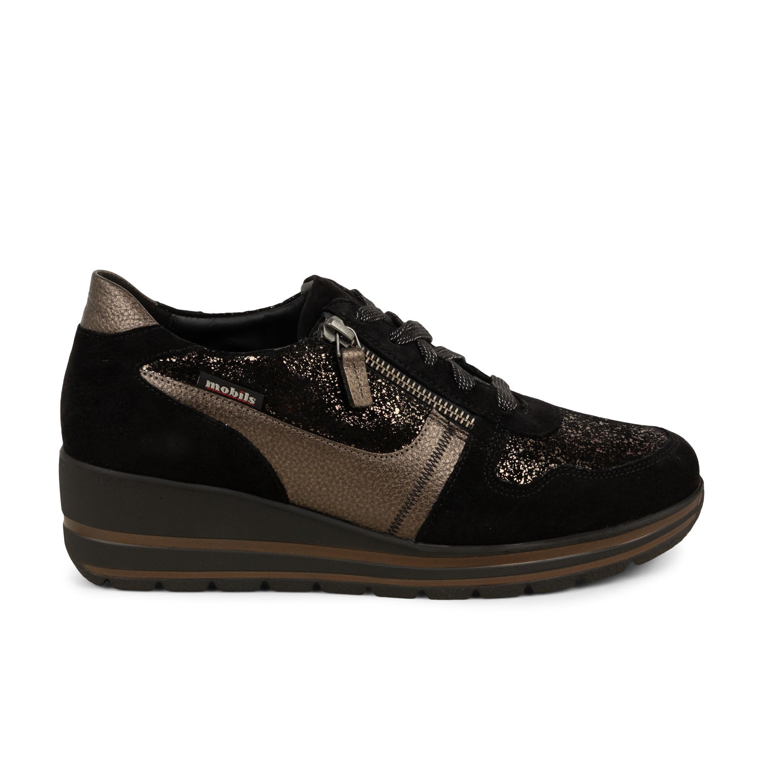 Baskets Femme MOBILS BY MEPHISTO ABBY Noir