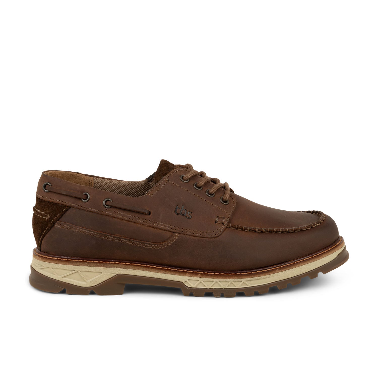 Chaussures bateau Homme TBS MERCURY Marron
