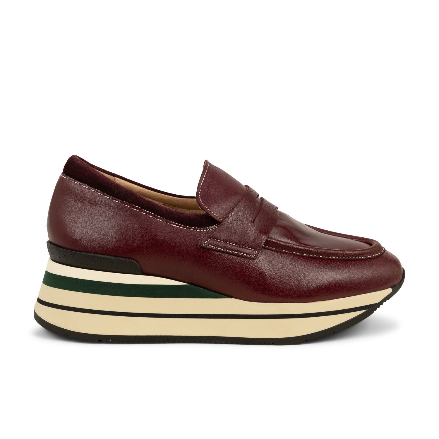 Mocassins Femme ROSE METAL FROBERVILLE Bordeaux