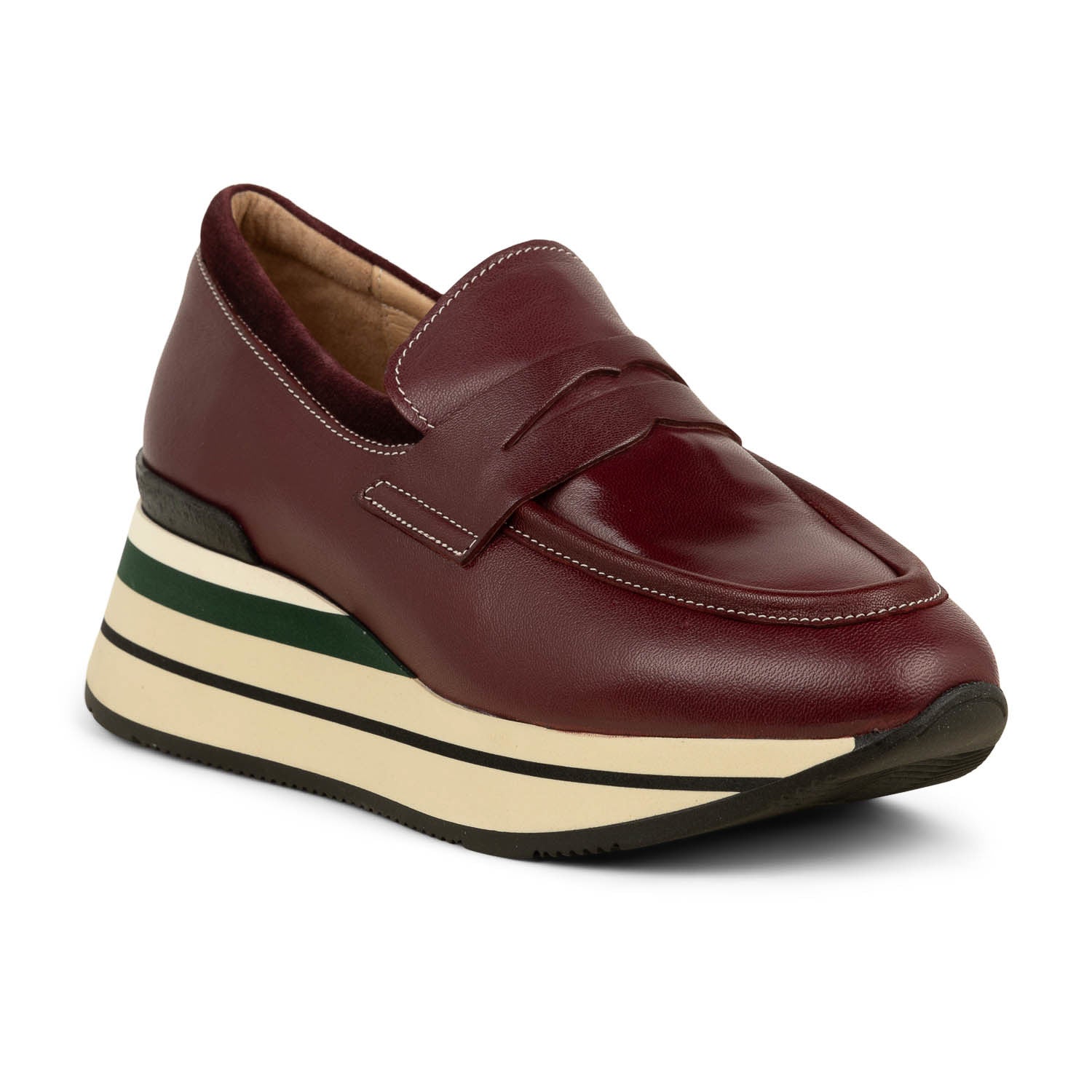 Mocassins Femme ROSE METAL FROBERVILLE Bordeaux