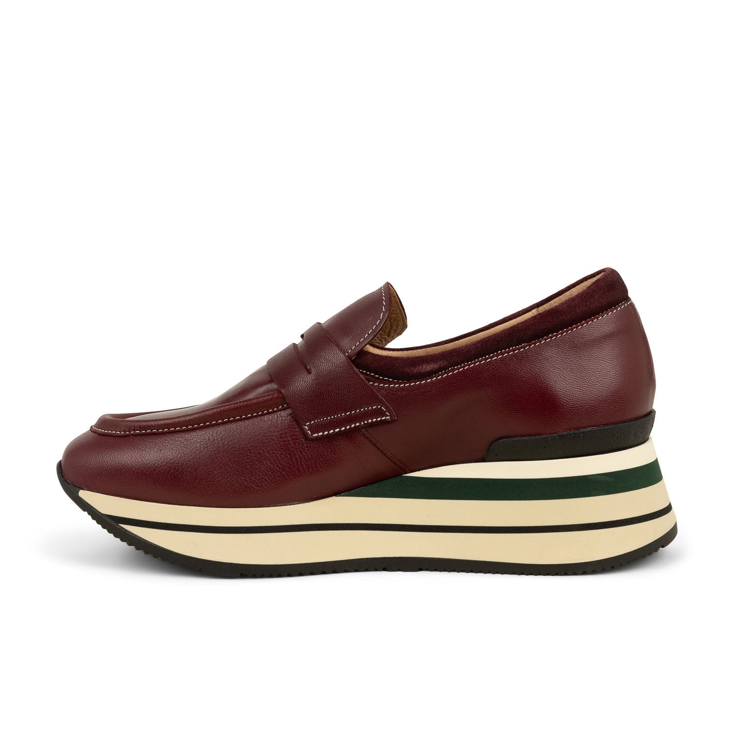 Mocassins Femme ROSE METAL FROBERVILLE Bordeaux