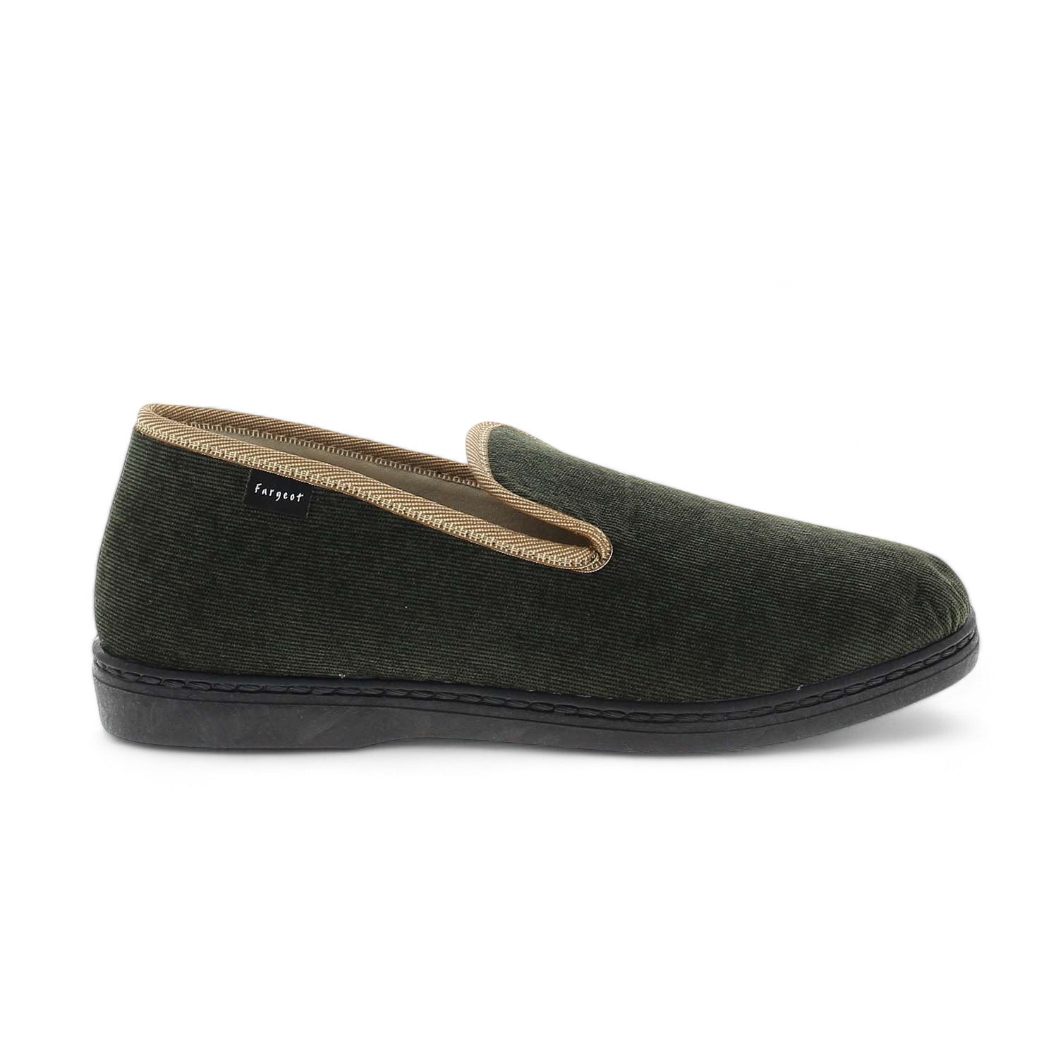 Chaussons Homme FARGEOT GOUPIL Kaki