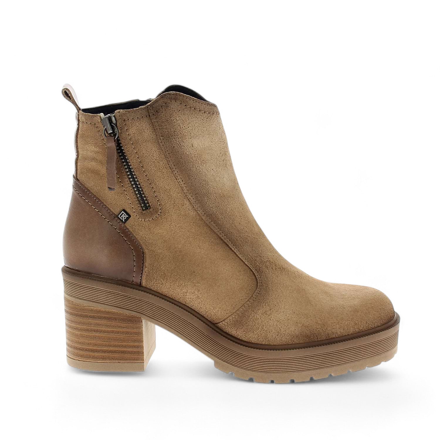 Boots et bottines Femme DORKING DOLOIR D9353 Beige