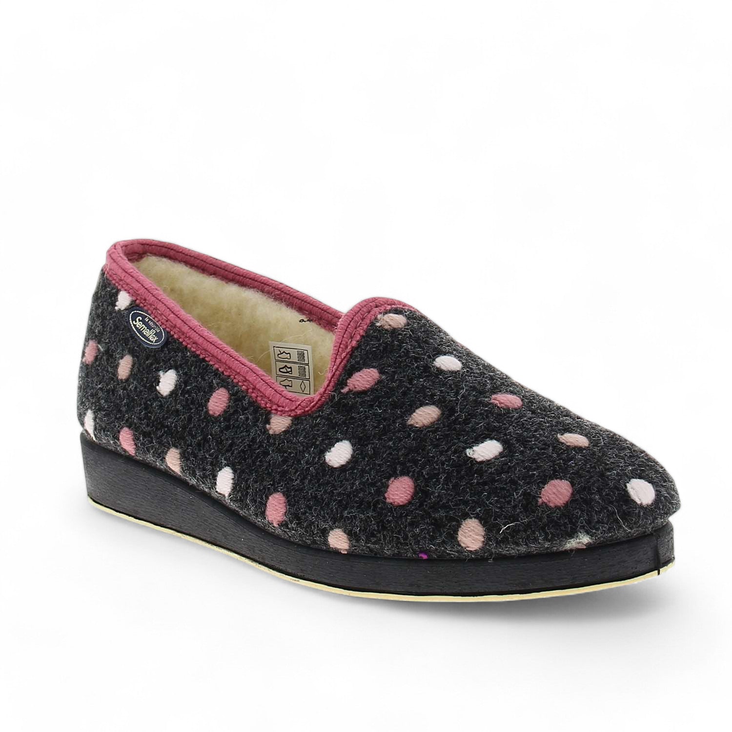 Chaussons Femme SEMELFLEX CALONEIGE Gris