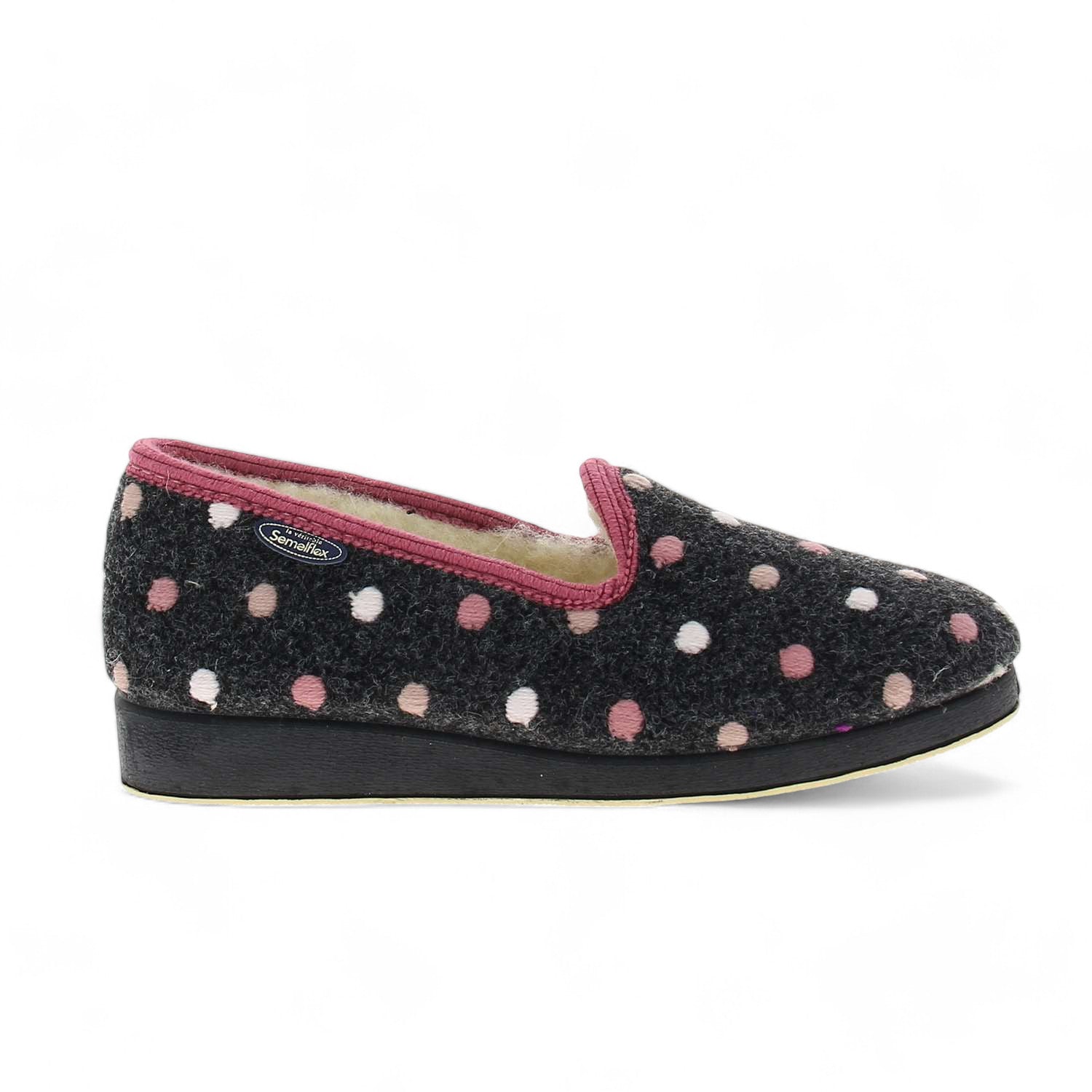 Chaussons Femme SEMELFLEX CALONEIGE Gris