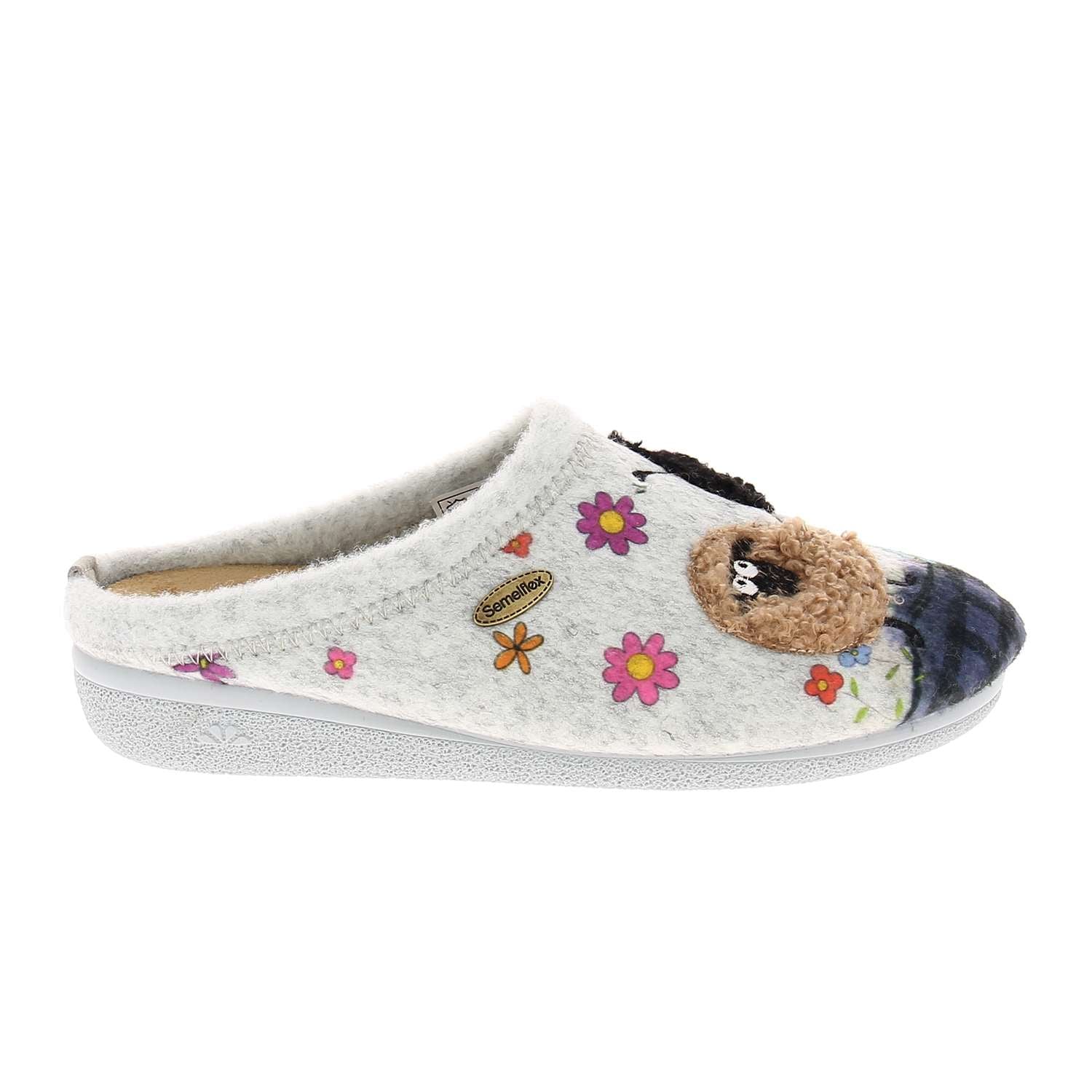 Chaussons Femme SEMELFLEX TOUSSUIRE Gris