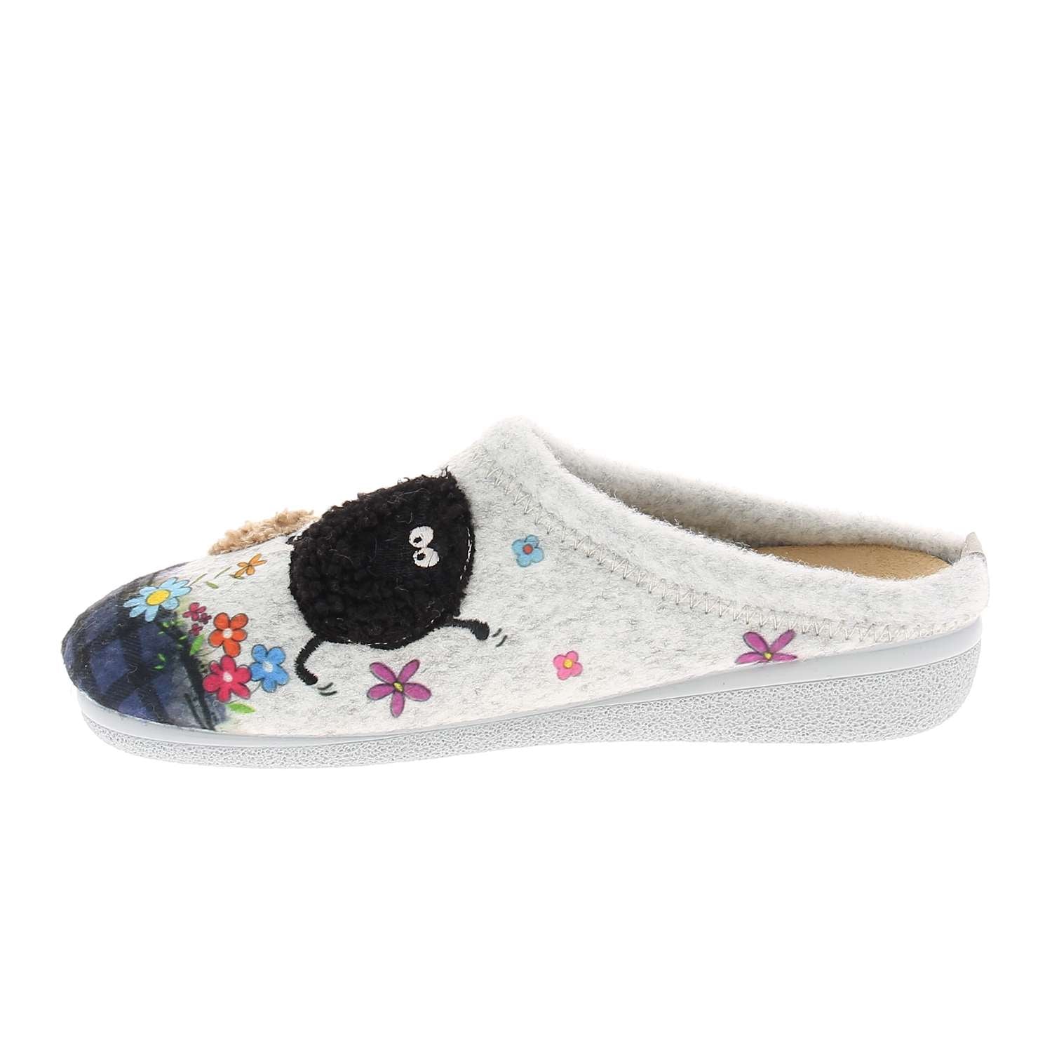 Chaussons Femme SEMELFLEX TOUSSUIRE Gris