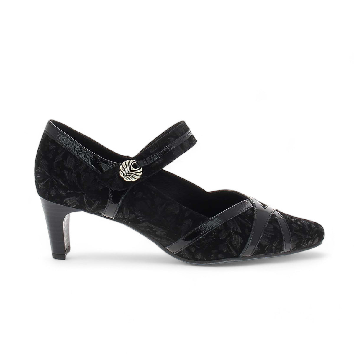 Escarpins & Slingback Femme GEOLLAMY NOBEL Noir